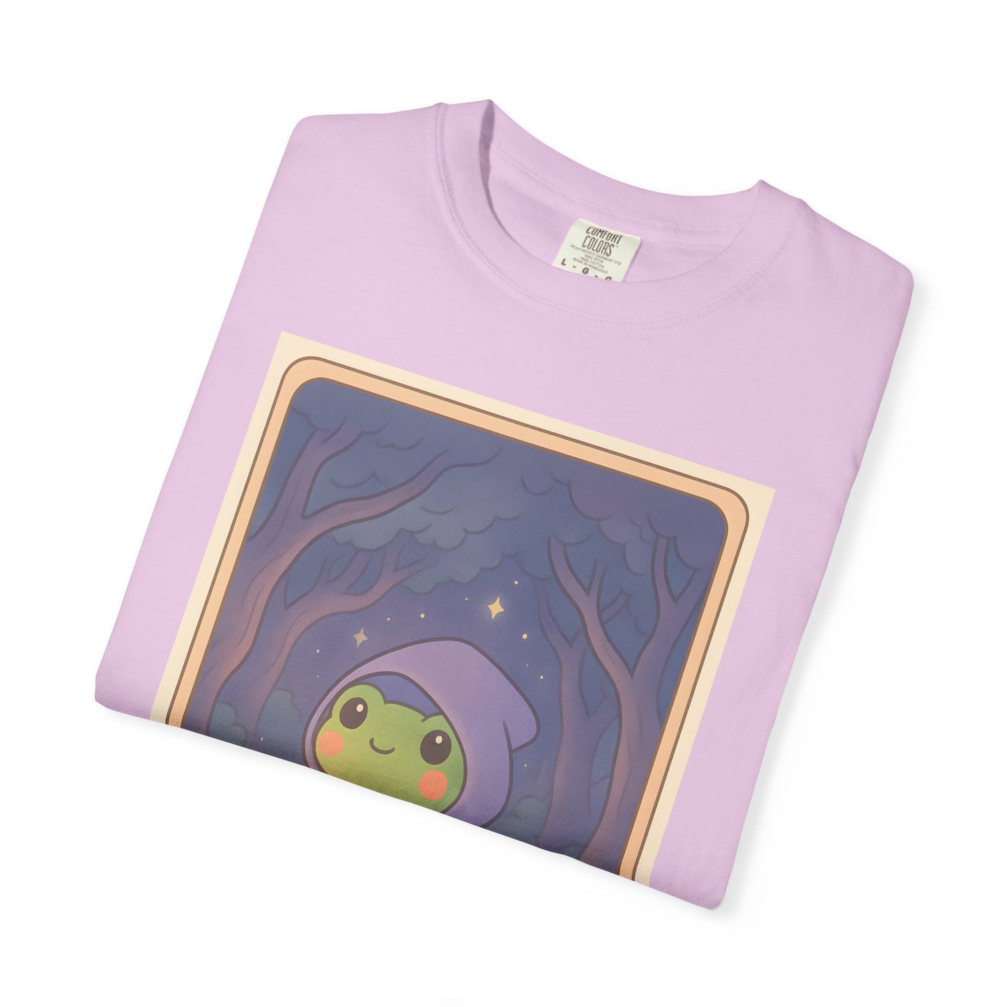 Unisex Garment-Dyed T-Shirt | Adorable Graphic T-shirt | Tarotoads! - “The Hermit"