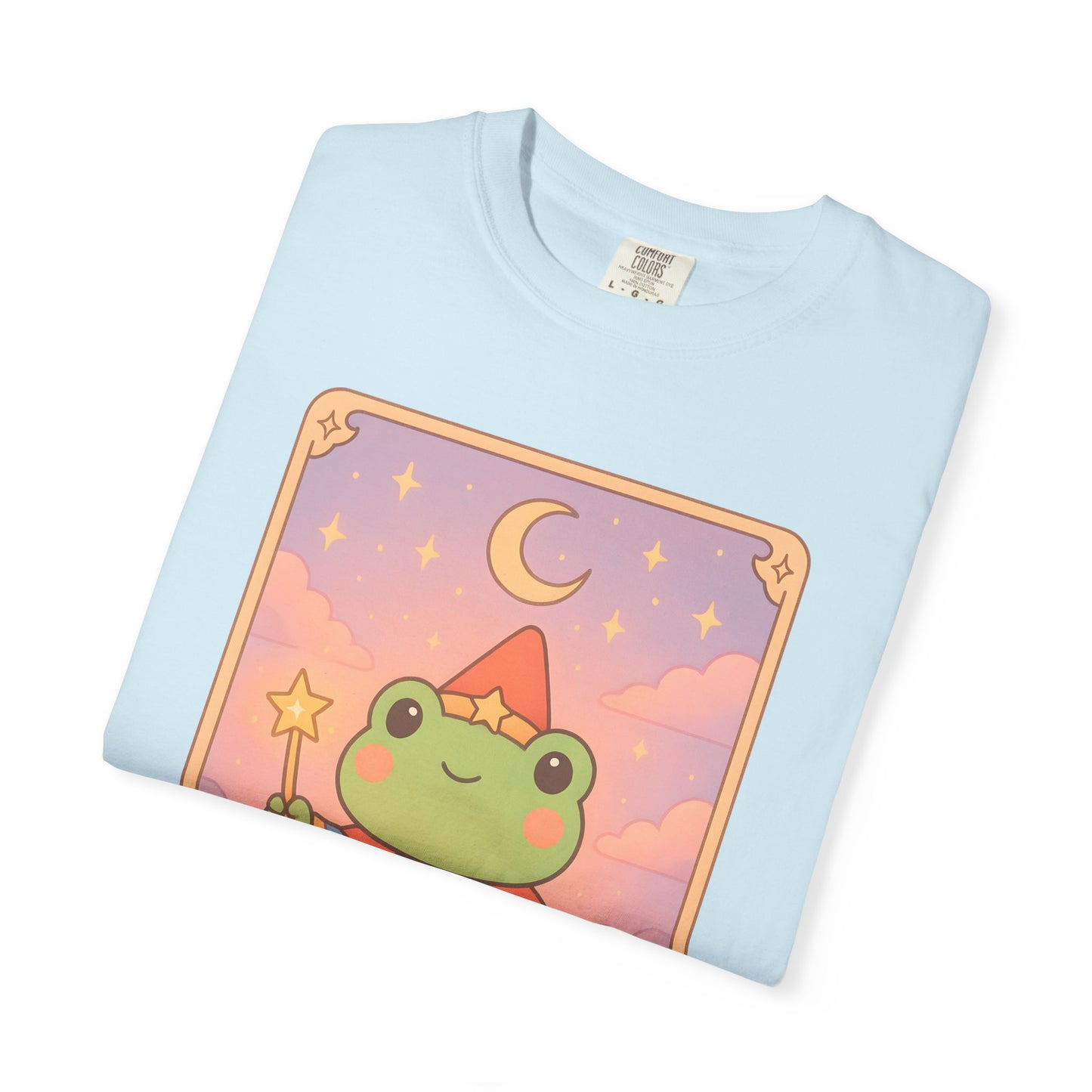 Unisex Garment-Dyed T-Shirt | Adorable Graphic T-shirt | Tarotoads! - “The Magician"