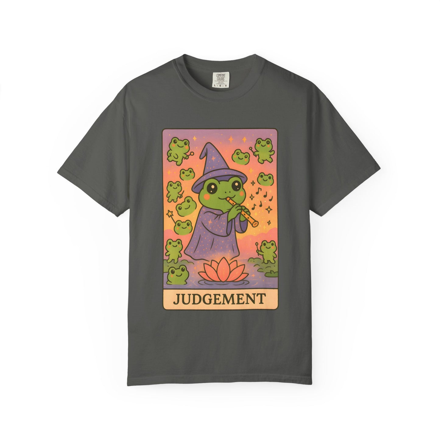 Cute Tarotoads "Judgement" Unisex T-Shirt | Great for Halloween, Warm And Cozy, Great Gift Idea, Astrology Apparel, Unique Tarot Graphic T-Shirt, Good For Cold Weather
