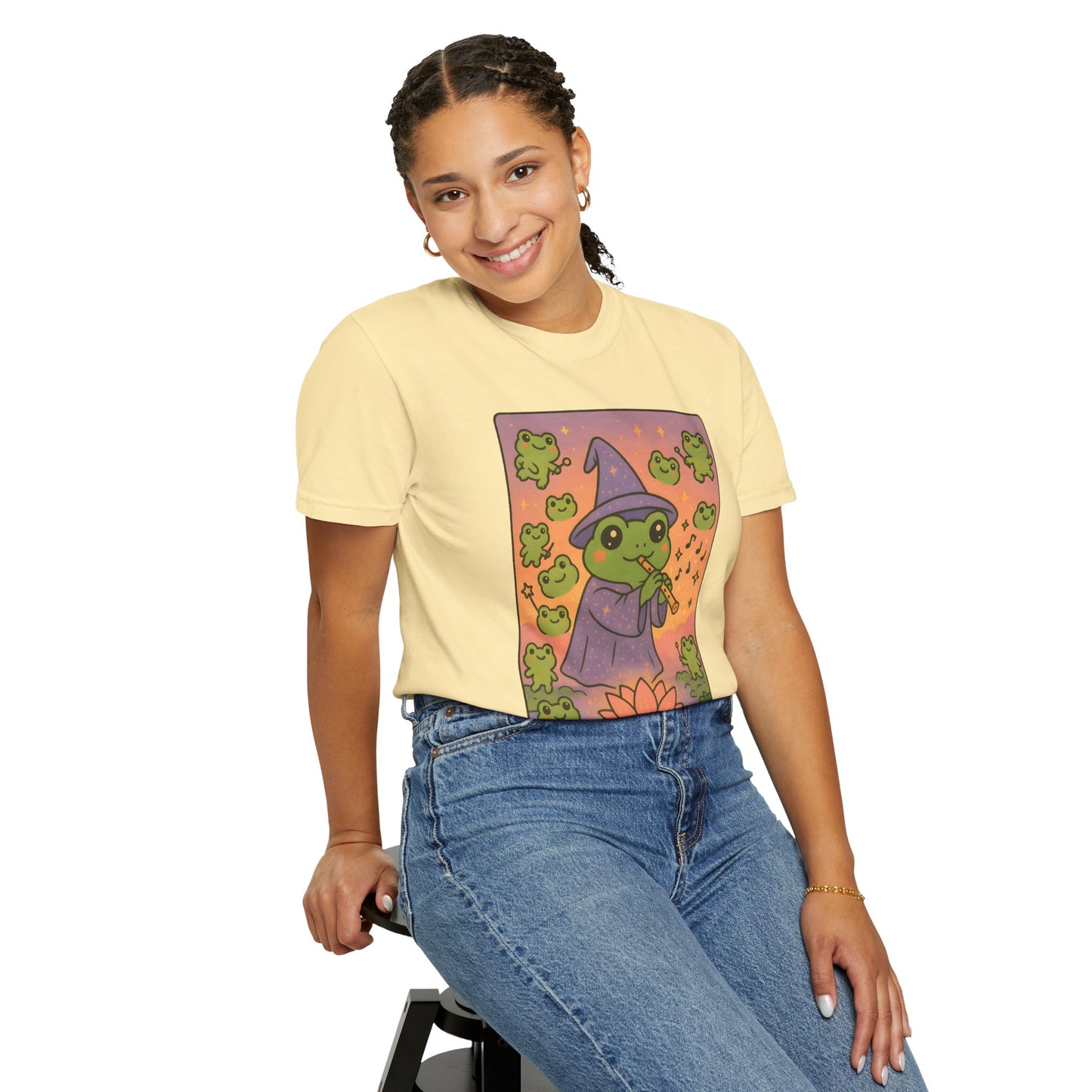 Cute Tarotoads "Judgement" Unisex T-Shirt | Great for Halloween, Warm And Cozy, Great Gift Idea, Astrology Apparel, Unique Tarot Graphic T-Shirt, Good For Cold Weather
