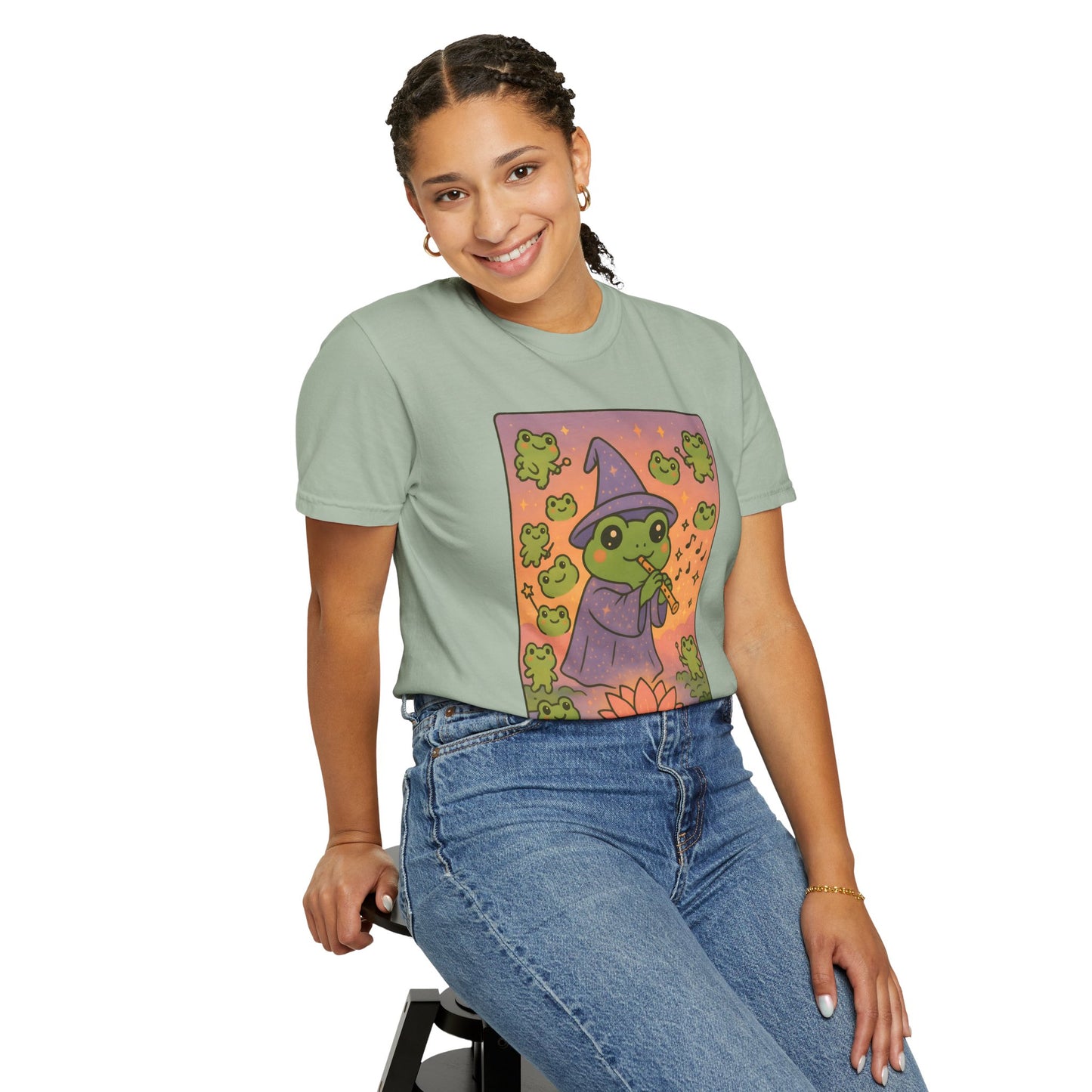 Cute Tarotoads "Judgement" Unisex T-Shirt | Great for Halloween, Warm And Cozy, Great Gift Idea, Astrology Apparel, Unique Tarot Graphic T-Shirt, Good For Cold Weather