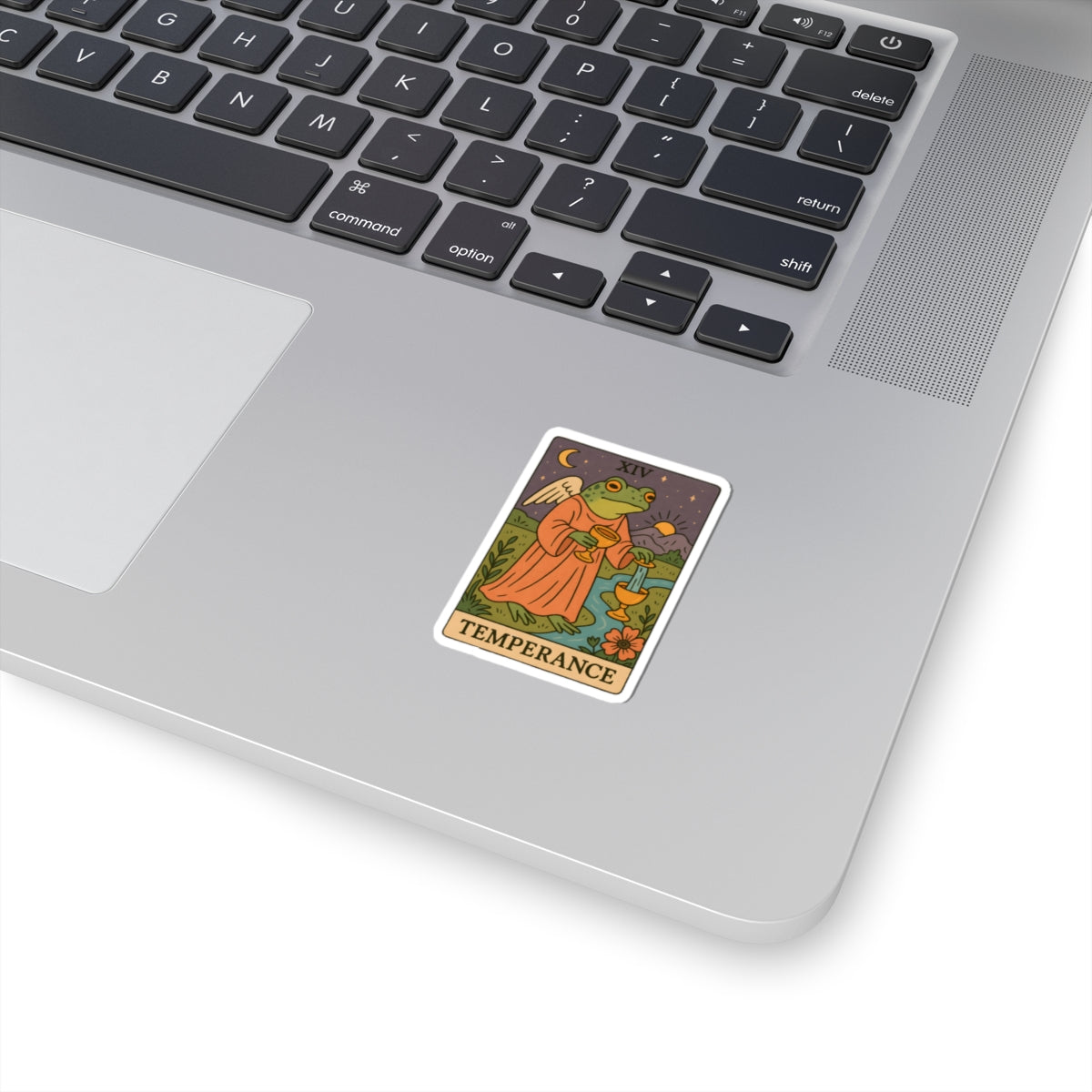 Adorable Tarotoads! "Temperance" Kiss-Cut Sticker | Cute, High-quality Kiss-Cut Stickers for Tarot Lovers, Witchy Decor, Laptop Decal, Journal Accessory, Gift for Friends
