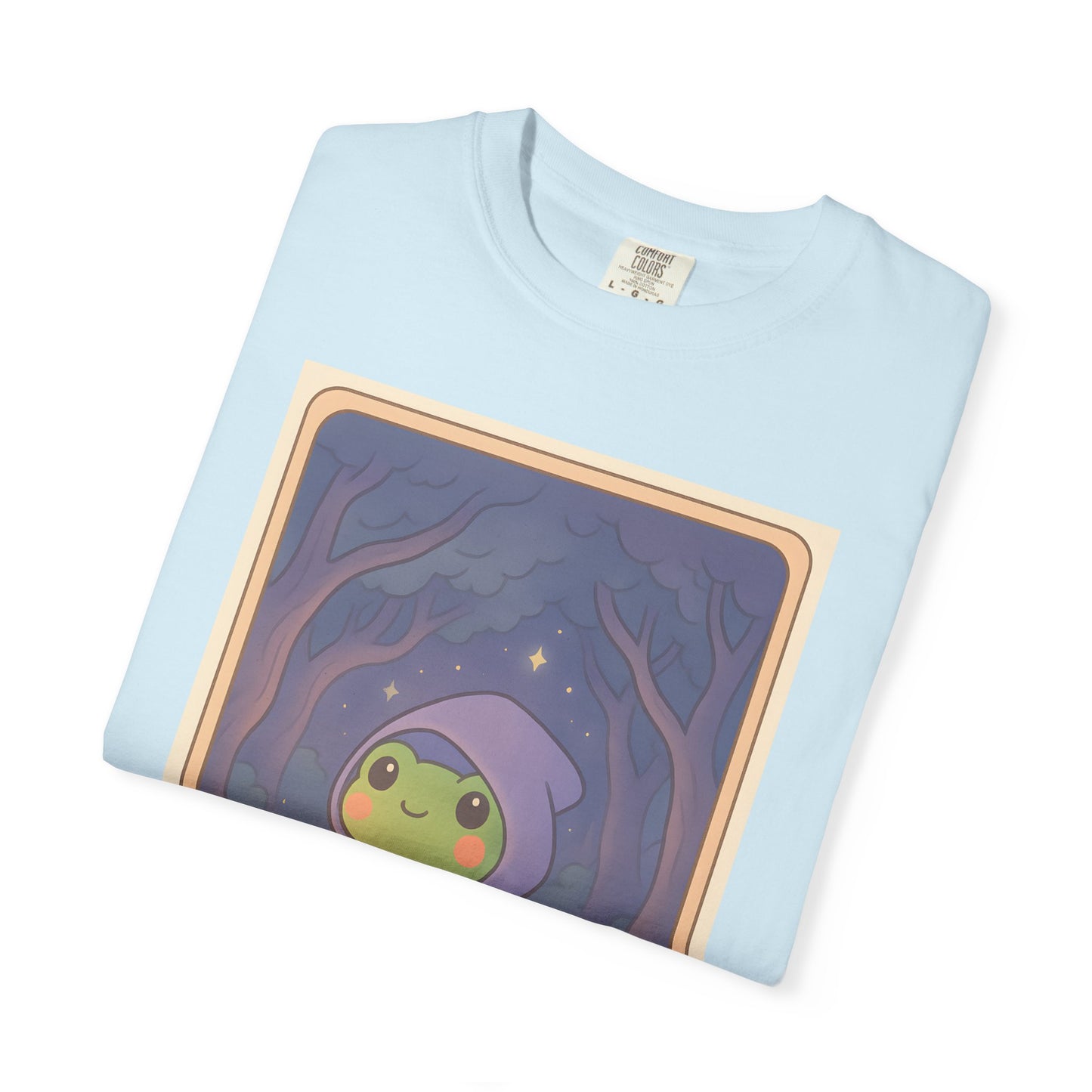 Unisex Garment-Dyed T-Shirt | Adorable Graphic T-shirt | Tarotoads! - “The Hermit"
