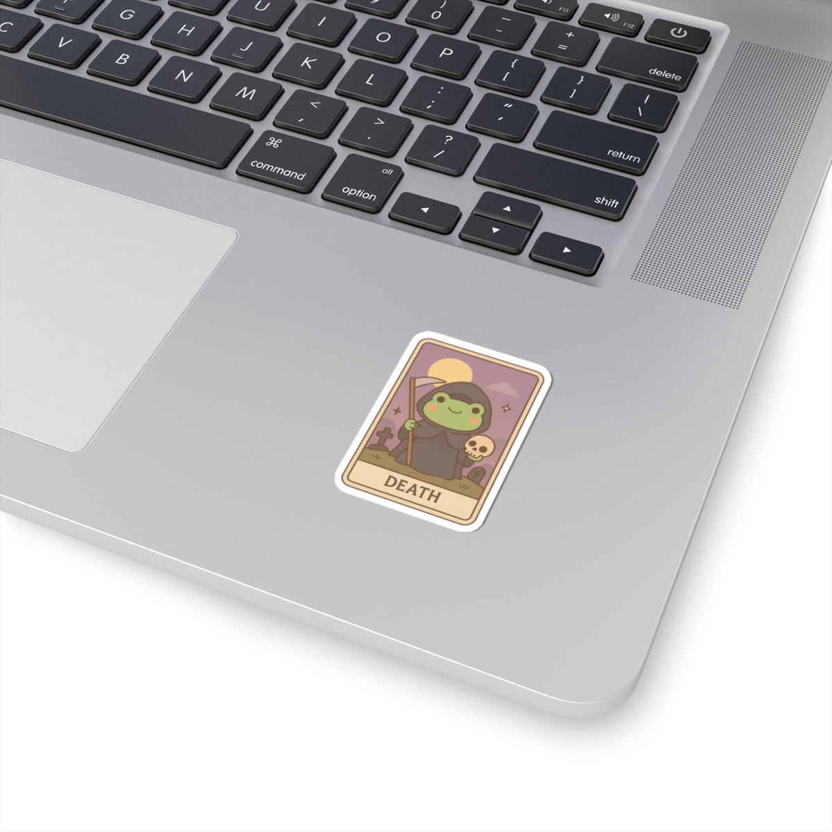 Cute Tarotoads! Frog Art - "Death" | Kiss-Cut Stickers