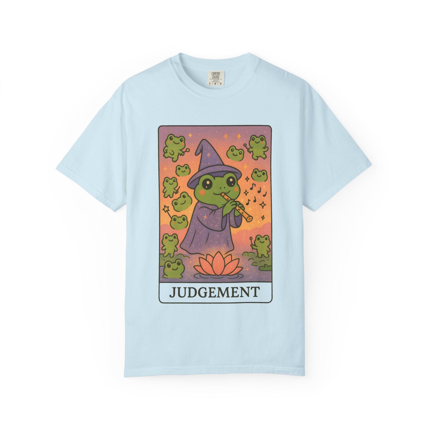 Cute Tarotoads "Judgement" Unisex T-Shirt | Great for Halloween, Warm And Cozy, Great Gift Idea, Astrology Apparel, Unique Tarot Graphic T-Shirt, Good For Cold Weather