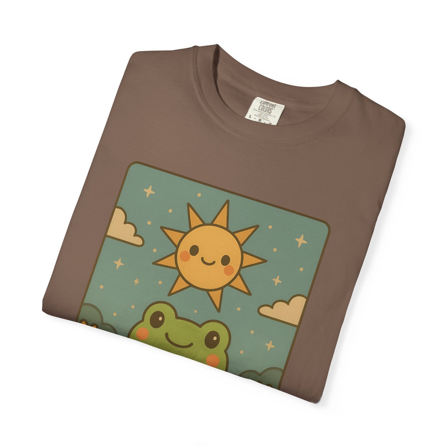 Cute Tarotoads "The Sun" Unisex T-Shirt | Great for Halloween, Warm And Cozy, Great Gift Idea, Astrology Apparel, Unique Tarot Graphic T-Shirt, Good For Cold Weather