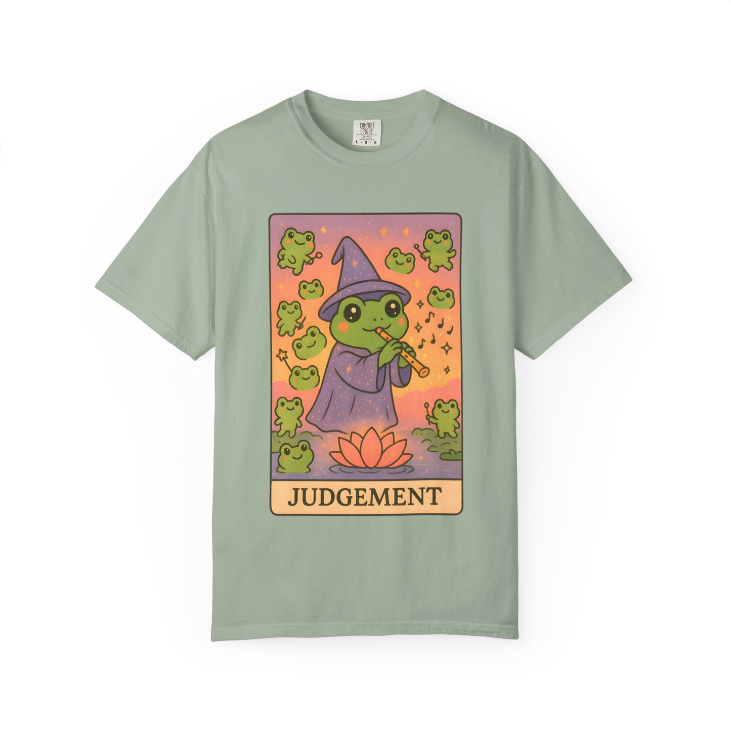 Cute Tarotoads "Judgement" Unisex T-Shirt | Great for Halloween, Warm And Cozy, Great Gift Idea, Astrology Apparel, Unique Tarot Graphic T-Shirt, Good For Cold Weather
