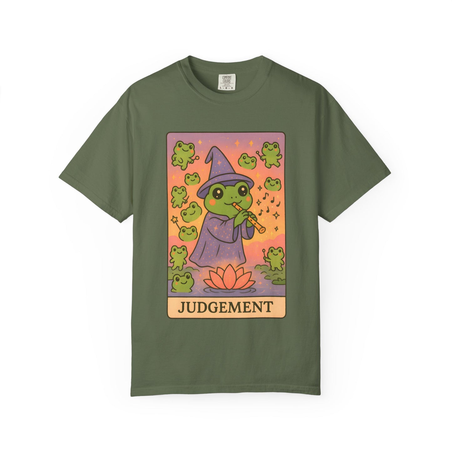 Cute Tarotoads "Judgement" Unisex T-Shirt | Great for Halloween, Warm And Cozy, Great Gift Idea, Astrology Apparel, Unique Tarot Graphic T-Shirt, Good For Cold Weather