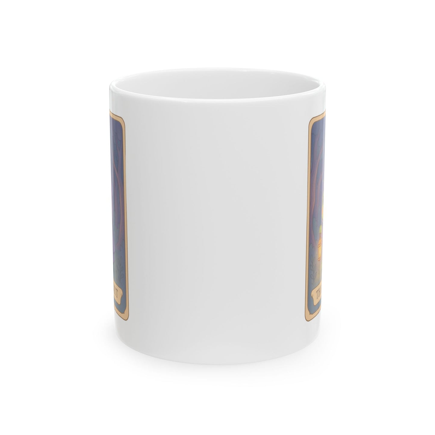 Adorable Tarotoads! "The Hermit" White Ceramic Mug | Cozy Vibes for Coffee Lovers, Perfect Gift for Birthdays, Anniversaries, or Just Because <3