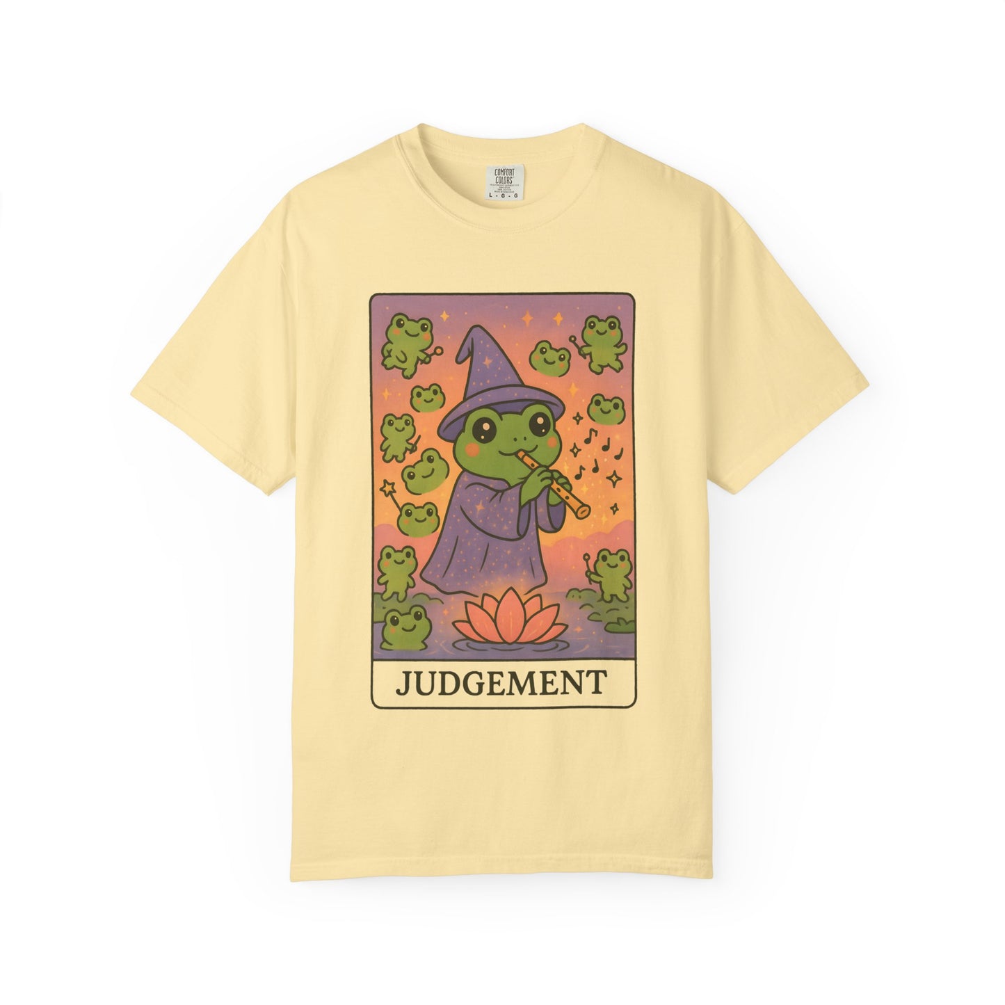 Cute Tarotoads "Judgement" Unisex T-Shirt | Great for Halloween, Warm And Cozy, Great Gift Idea, Astrology Apparel, Unique Tarot Graphic T-Shirt, Good For Cold Weather