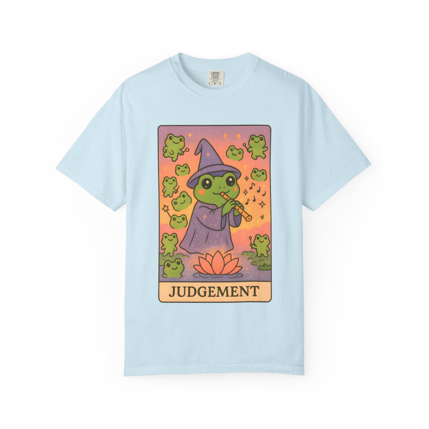Cute Tarotoads "Judgement" Unisex T-Shirt | Great for Halloween, Warm And Cozy, Great Gift Idea, Astrology Apparel, Unique Tarot Graphic T-Shirt, Good For Cold Weather