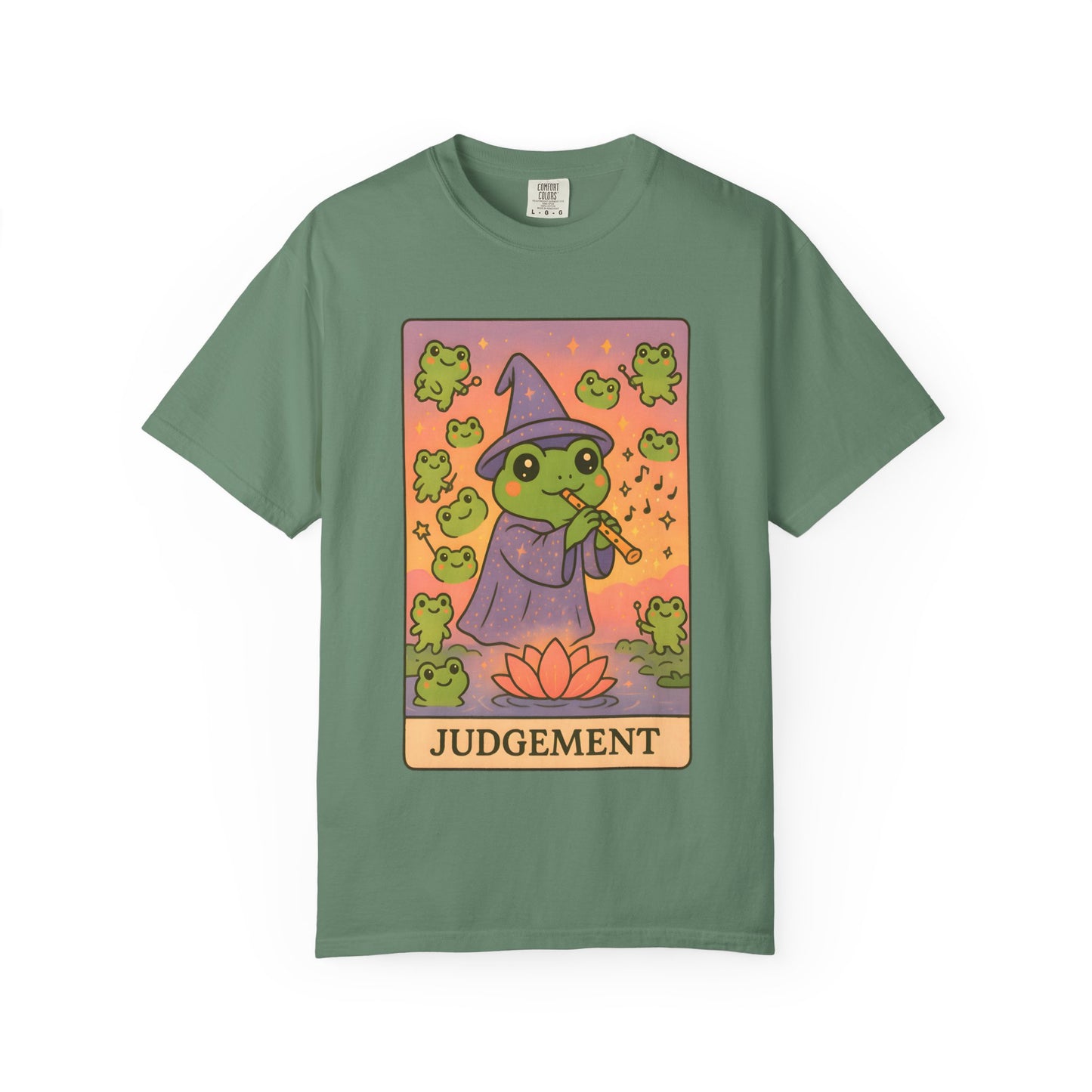Cute Tarotoads "Judgement" Unisex T-Shirt | Great for Halloween, Warm And Cozy, Great Gift Idea, Astrology Apparel, Unique Tarot Graphic T-Shirt, Good For Cold Weather