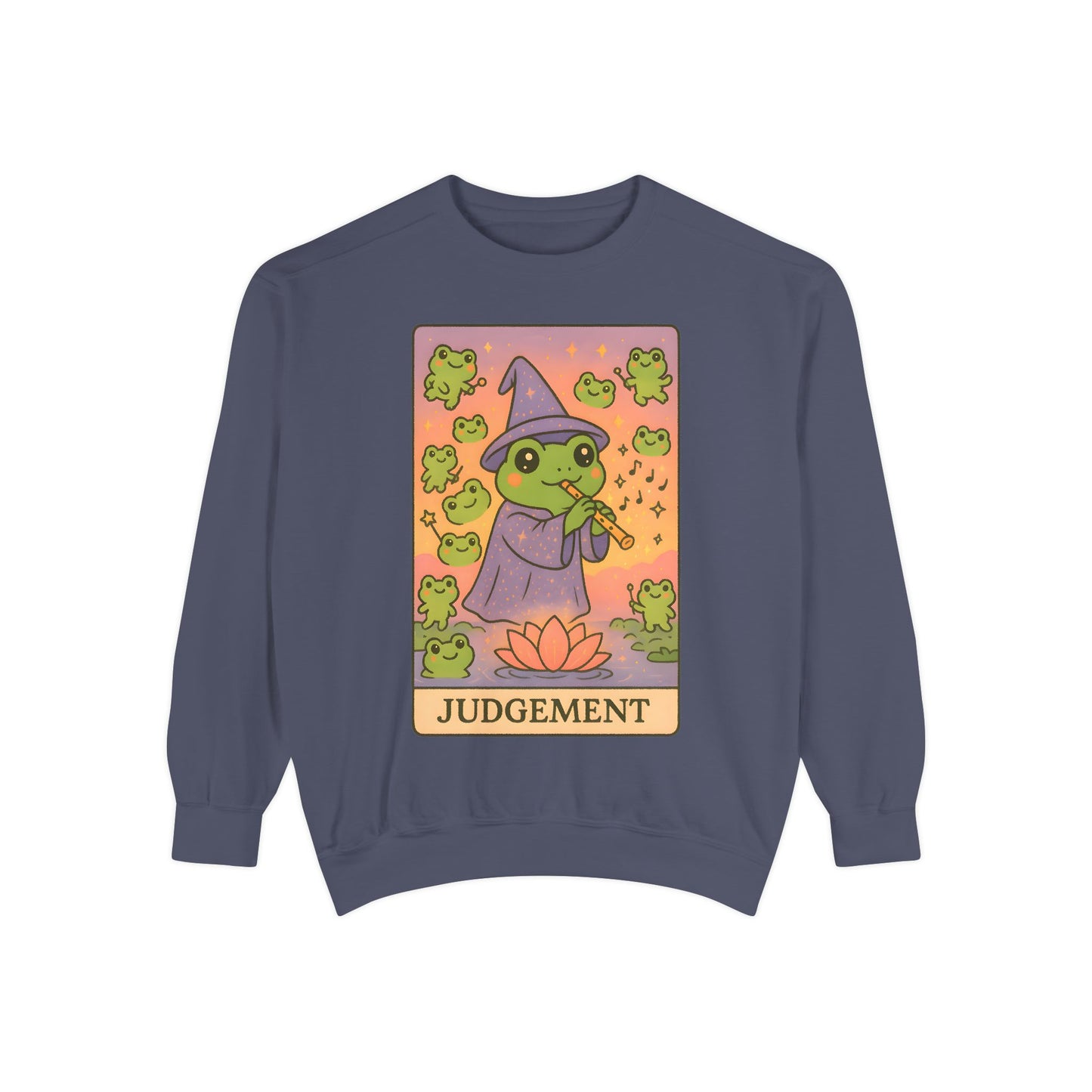 Cozy Tarotoads "Judgement" Unisex Sweatshirt | Astrology Apparel, Perfect for Casual Wear, Gift for Friends Family, Great For Frog and Tarot Lovers, Unisex Apparel