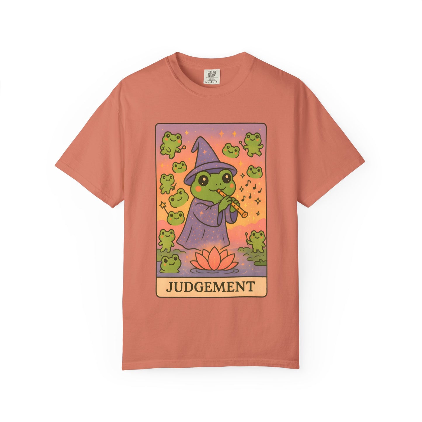 Cute Tarotoads "Judgement" Unisex T-Shirt | Great for Halloween, Warm And Cozy, Great Gift Idea, Astrology Apparel, Unique Tarot Graphic T-Shirt, Good For Cold Weather