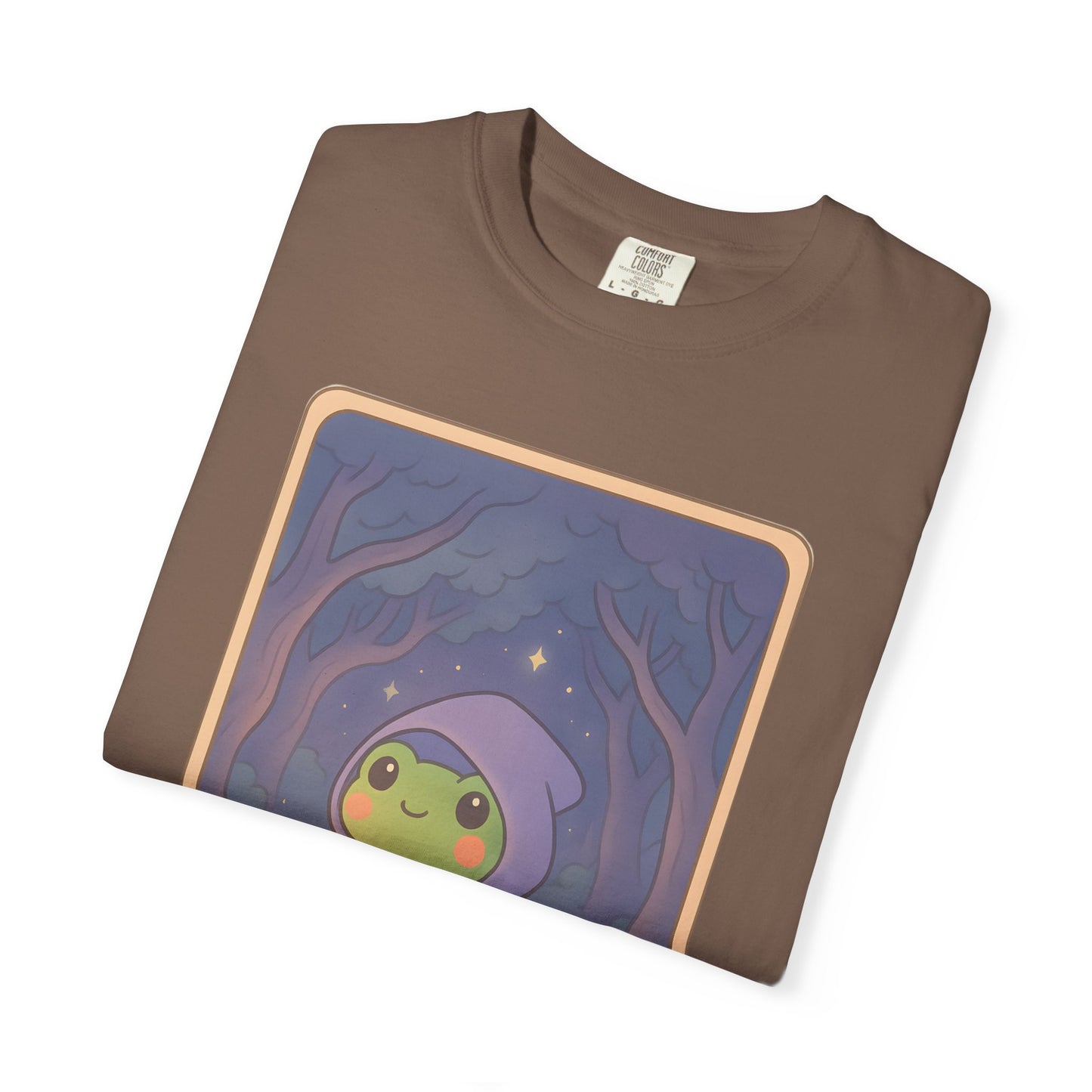 Cute Tarotoads "The Hermit" Unisex T-Shirt | Great for Halloween, Warm And Cozy, Great Gift Idea, Astrology Apparel, Unique Tarot Graphic T-Shirt, Good For Cold Weather