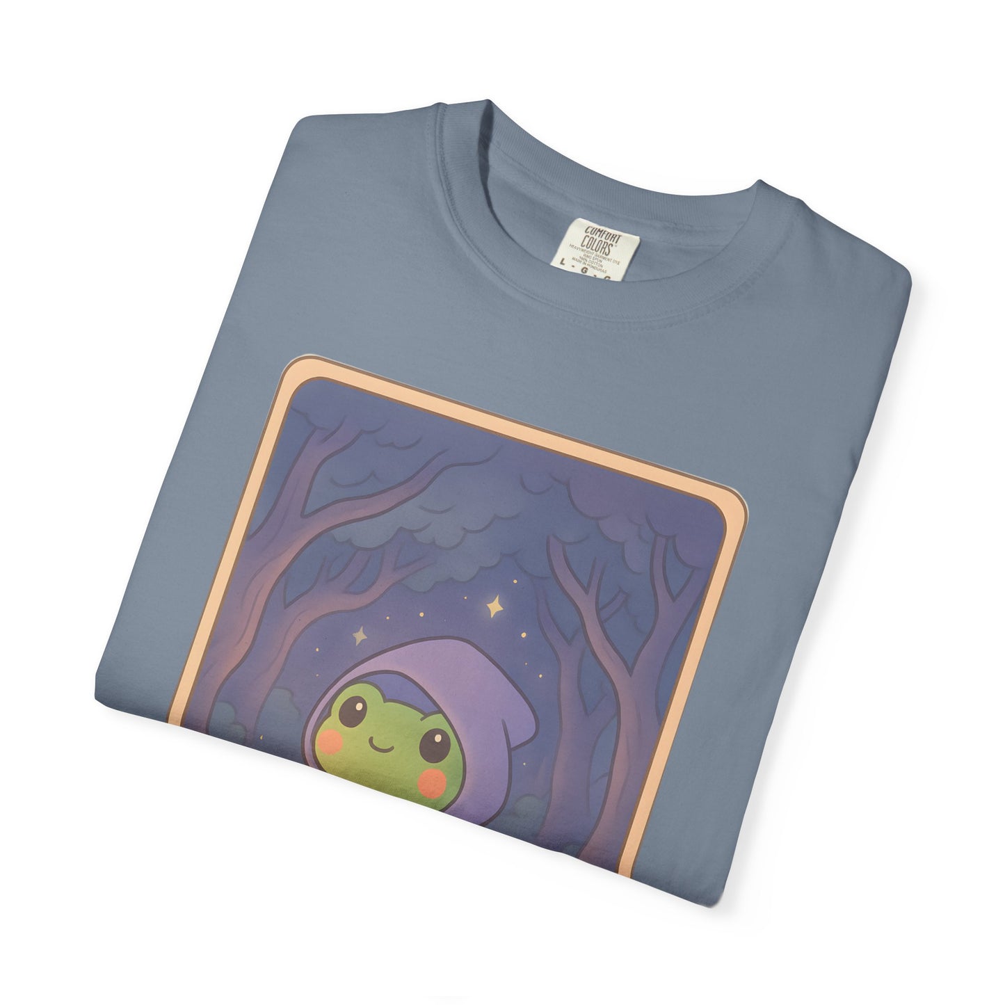 Cute Tarotoads "The Hermit" Unisex T-Shirt | Great for Halloween, Warm And Cozy, Great Gift Idea, Astrology Apparel, Unique Tarot Graphic T-Shirt, Good For Cold Weather
