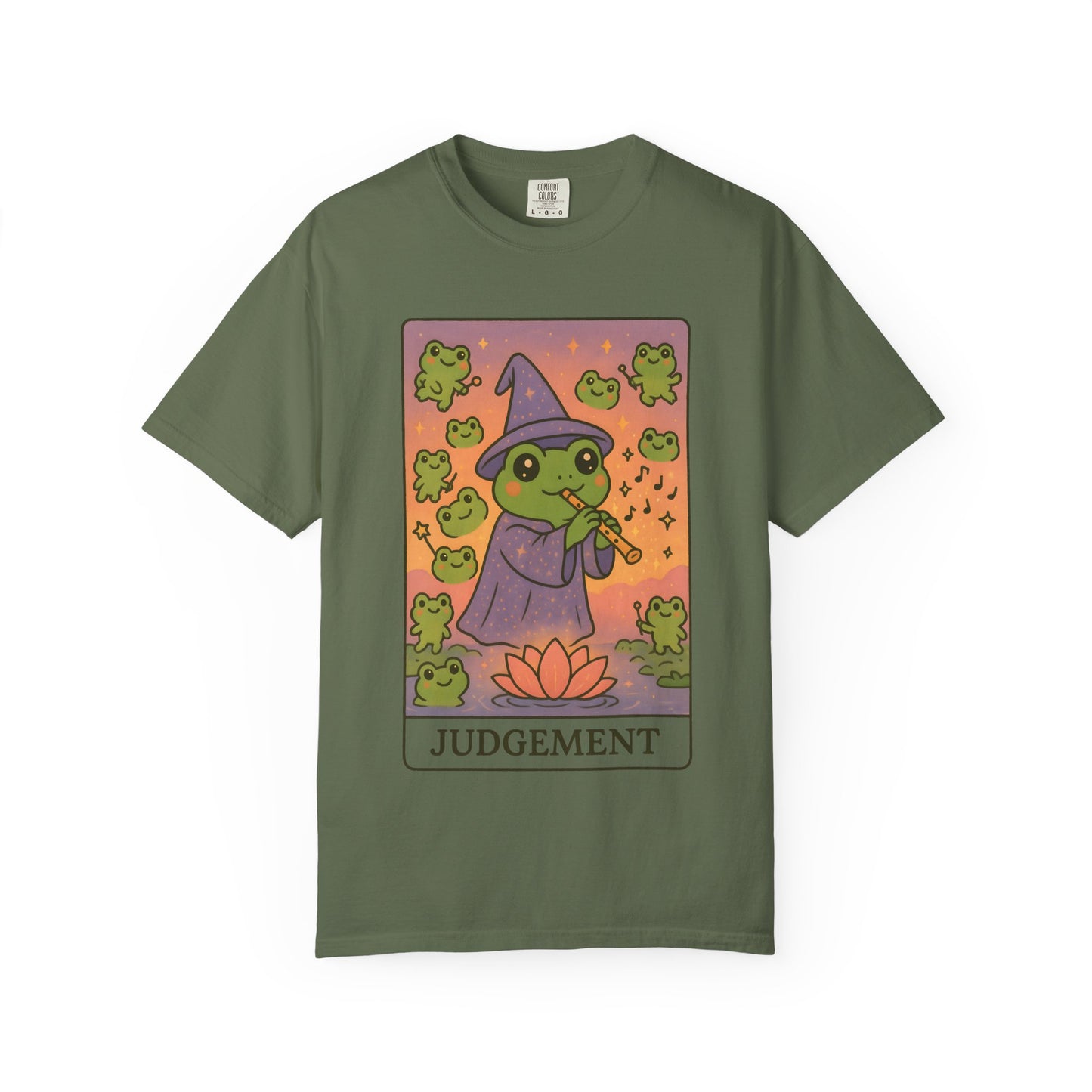 Cute Tarotoads "Judgement" Unisex T-Shirt | Great for Halloween, Warm And Cozy, Great Gift Idea, Astrology Apparel, Unique Tarot Graphic T-Shirt, Good For Cold Weather
