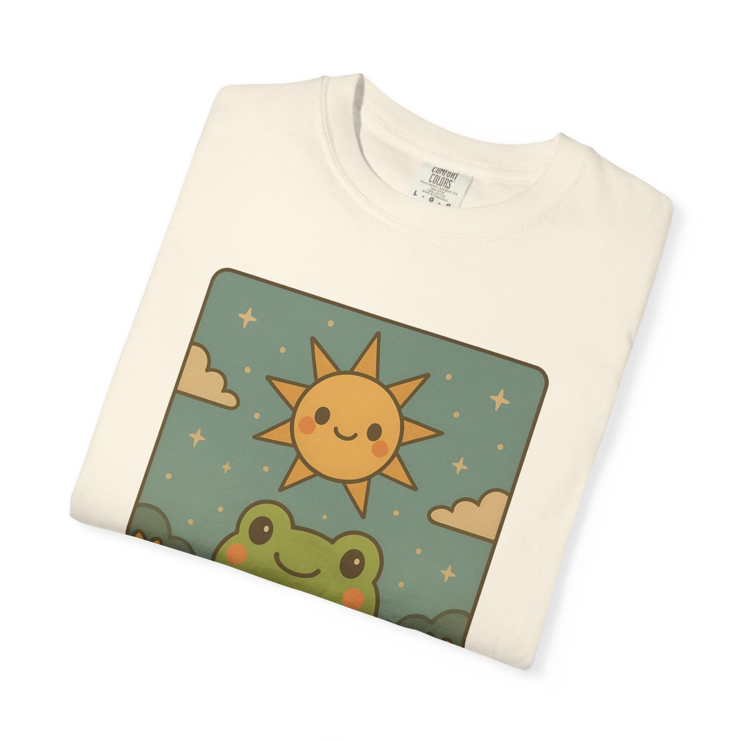 Cute Tarotoads "The Sun" Unisex T-Shirt | Great for Halloween, Warm And Cozy, Great Gift Idea, Astrology Apparel, Unique Tarot Graphic T-Shirt, Good For Cold Weather