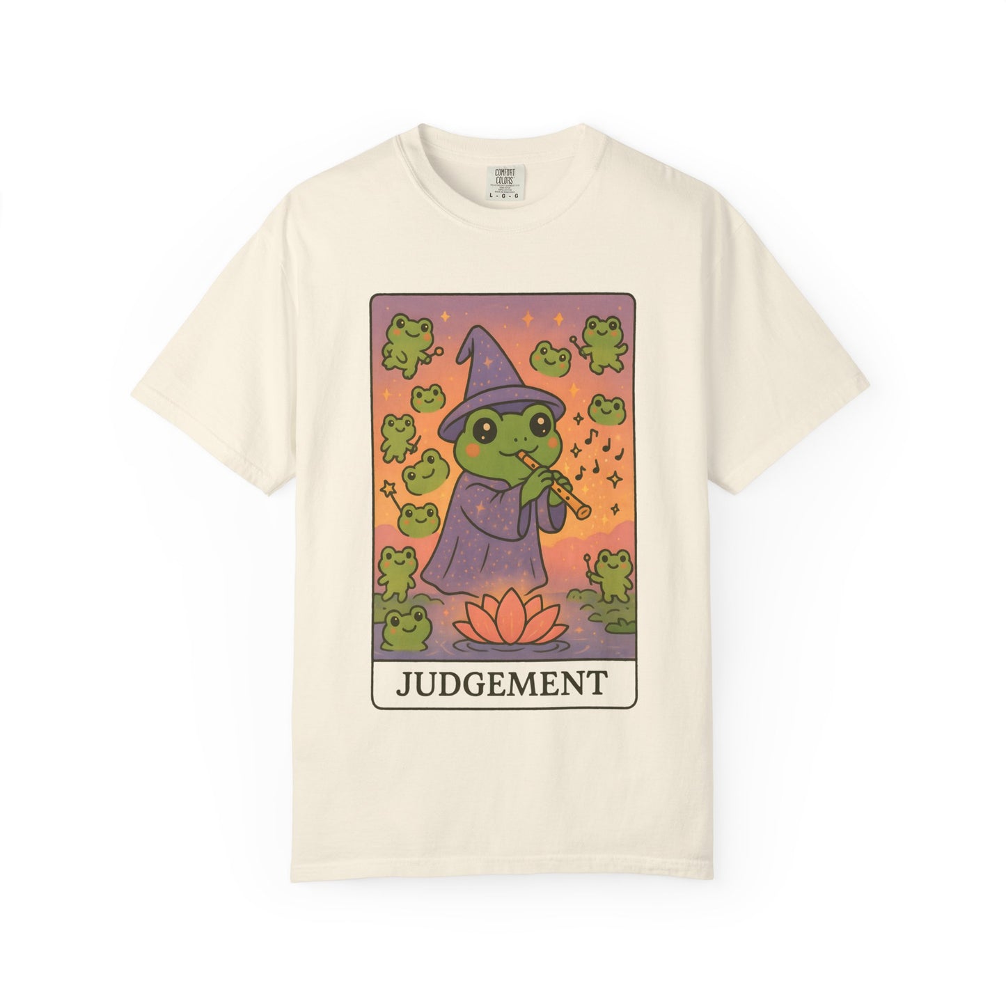 Cute Tarotoads "Judgement" Unisex T-Shirt | Great for Halloween, Warm And Cozy, Great Gift Idea, Astrology Apparel, Unique Tarot Graphic T-Shirt, Good For Cold Weather
