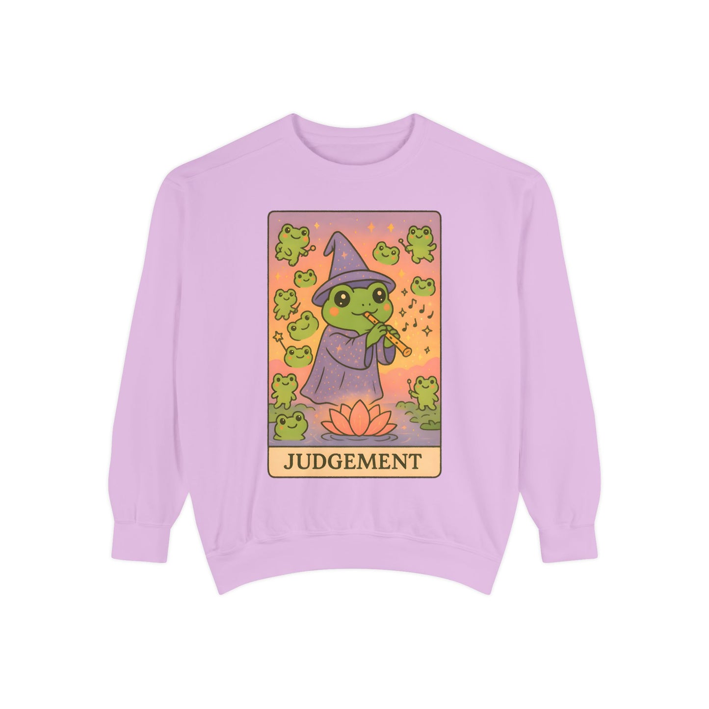 Cozy Tarotoads "Judgement" Unisex Sweatshirt | Astrology Apparel, Perfect for Casual Wear, Gift for Friends Family, Great For Frog and Tarot Lovers, Unisex Apparel