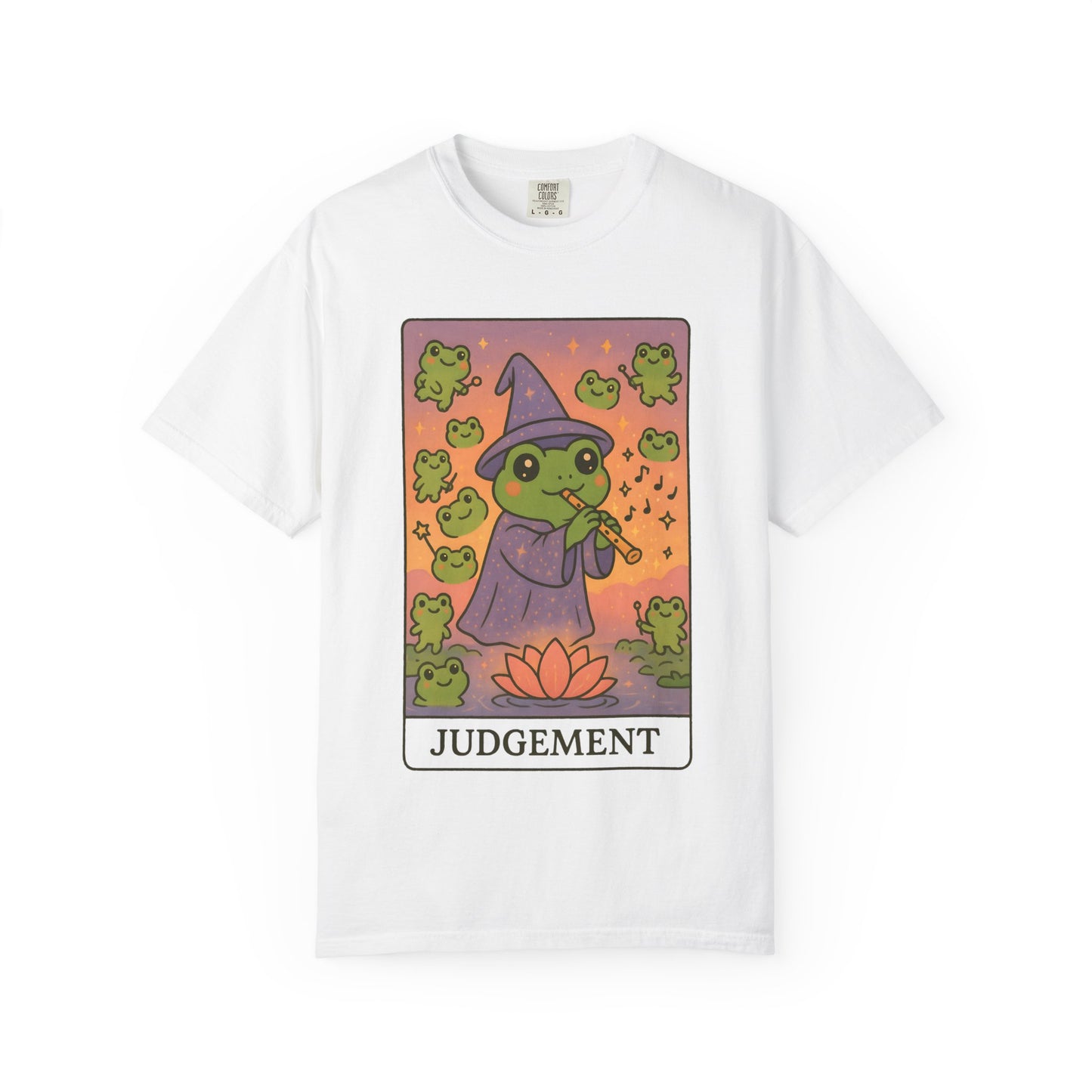 Cute Tarotoads "Judgement" Unisex T-Shirt | Great for Halloween, Warm And Cozy, Great Gift Idea, Astrology Apparel, Unique Tarot Graphic T-Shirt, Good For Cold Weather