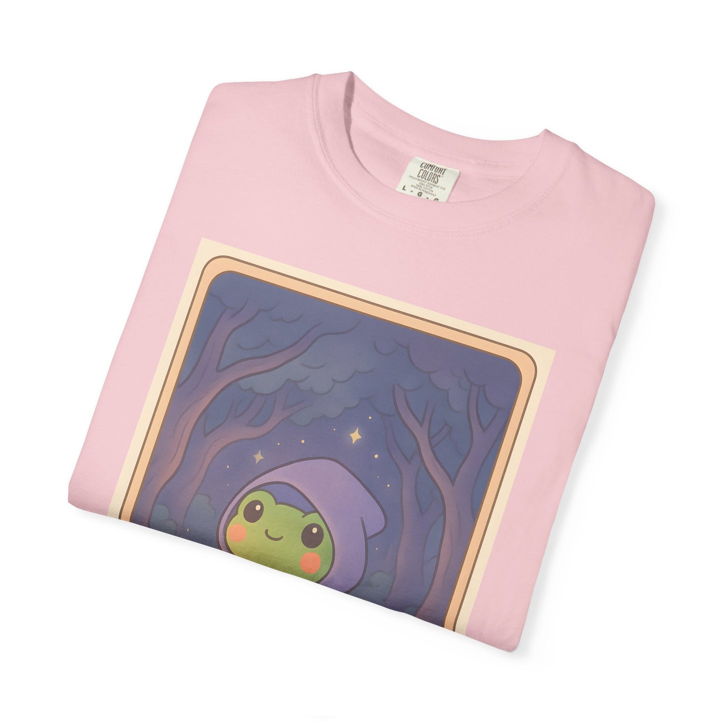 Unisex Garment-Dyed T-Shirt | Adorable Graphic T-shirt | Tarotoads! - “The Hermit"