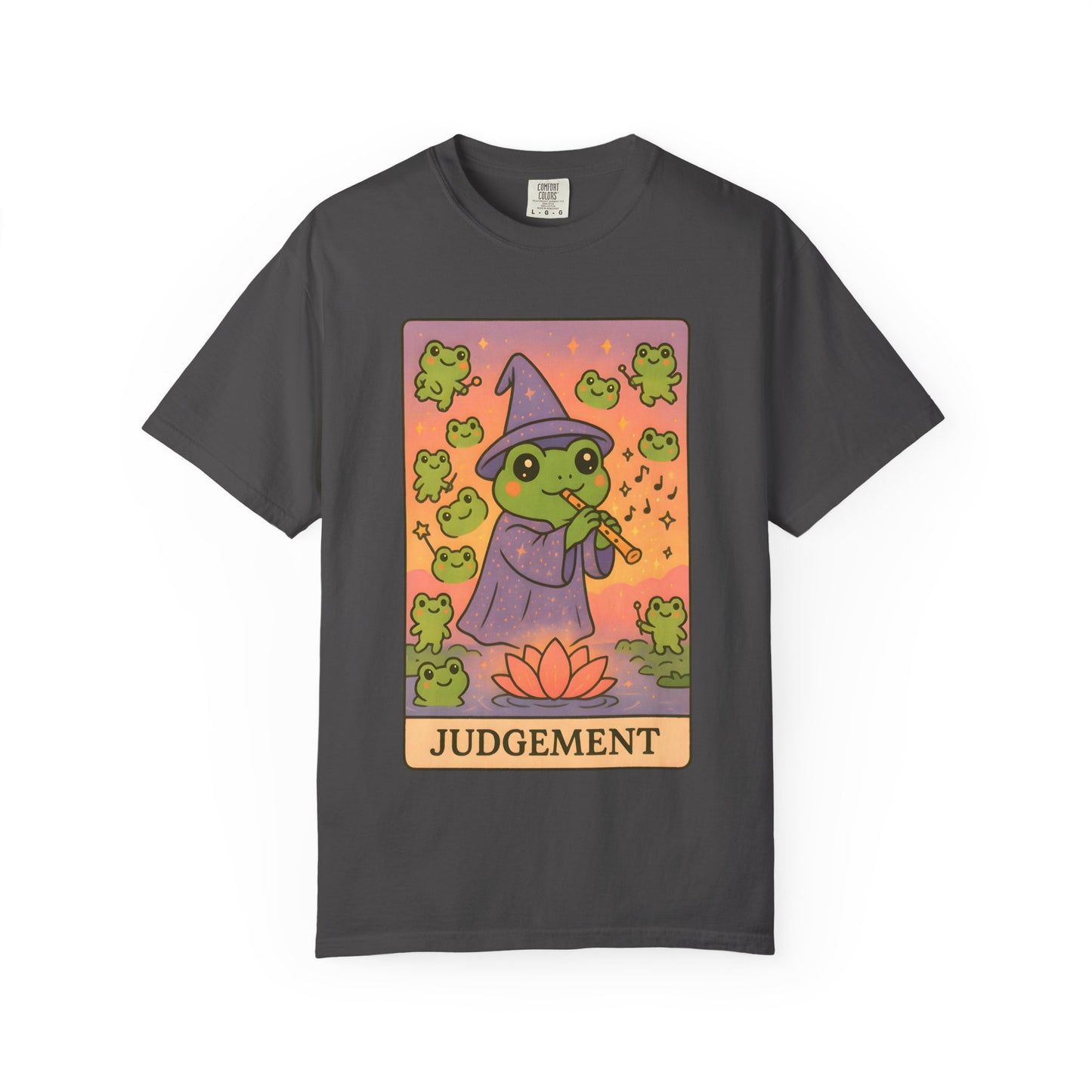 Cute Tarotoads "Judgement" Unisex T-Shirt | Great for Halloween, Warm And Cozy, Great Gift Idea, Astrology Apparel, Unique Tarot Graphic T-Shirt, Good For Cold Weather