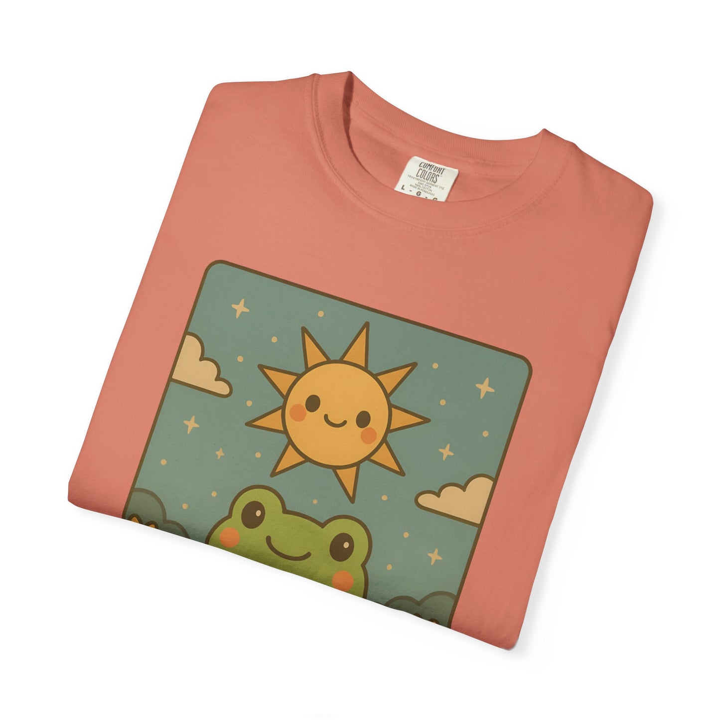 Cute Tarotoads "The Sun" Unisex T-Shirt | Great for Halloween, Warm And Cozy, Great Gift Idea, Astrology Apparel, Unique Tarot Graphic T-Shirt, Good For Cold Weather