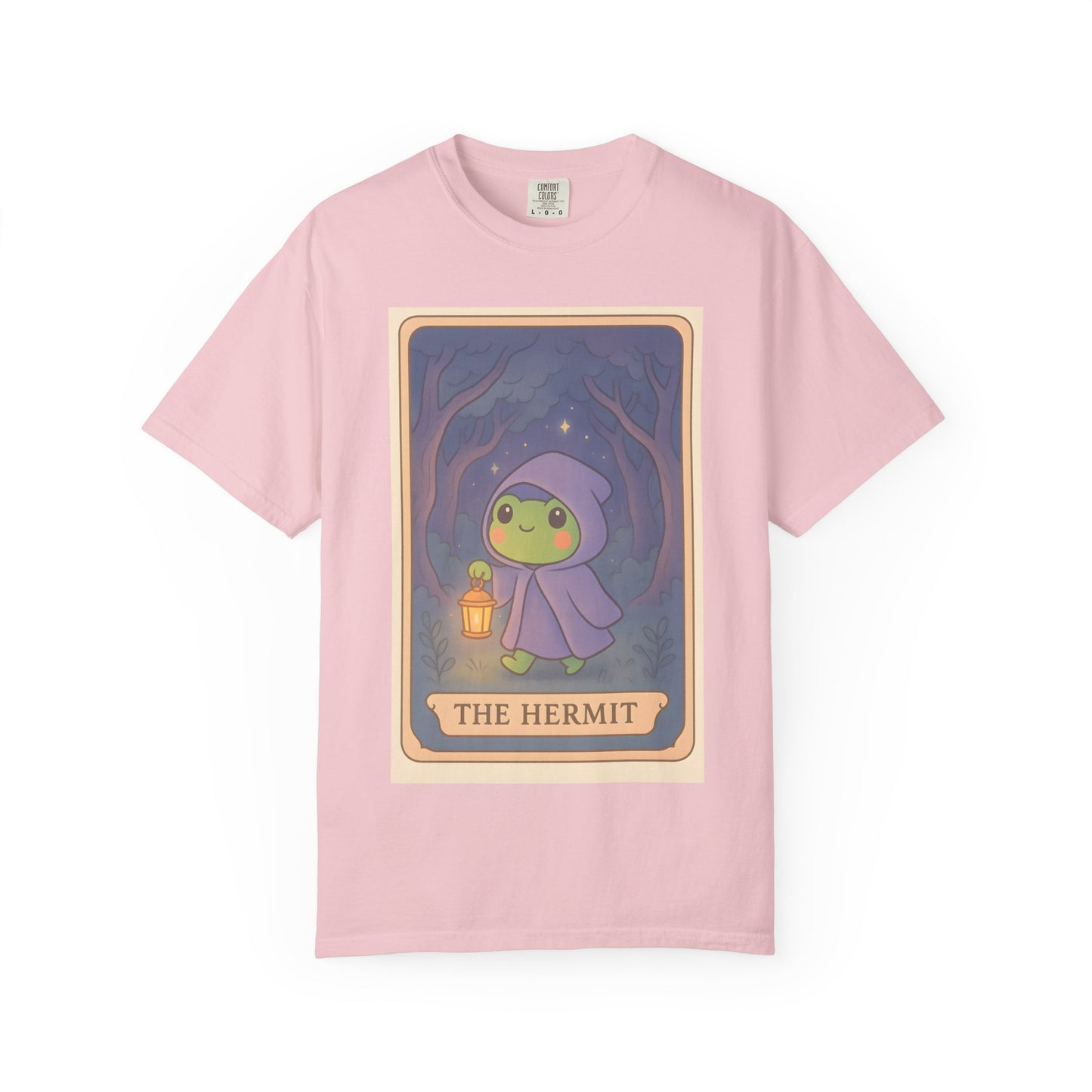 Unisex Garment-Dyed T-Shirt | Adorable Graphic T-shirt | Tarotoads! - “The Hermit"