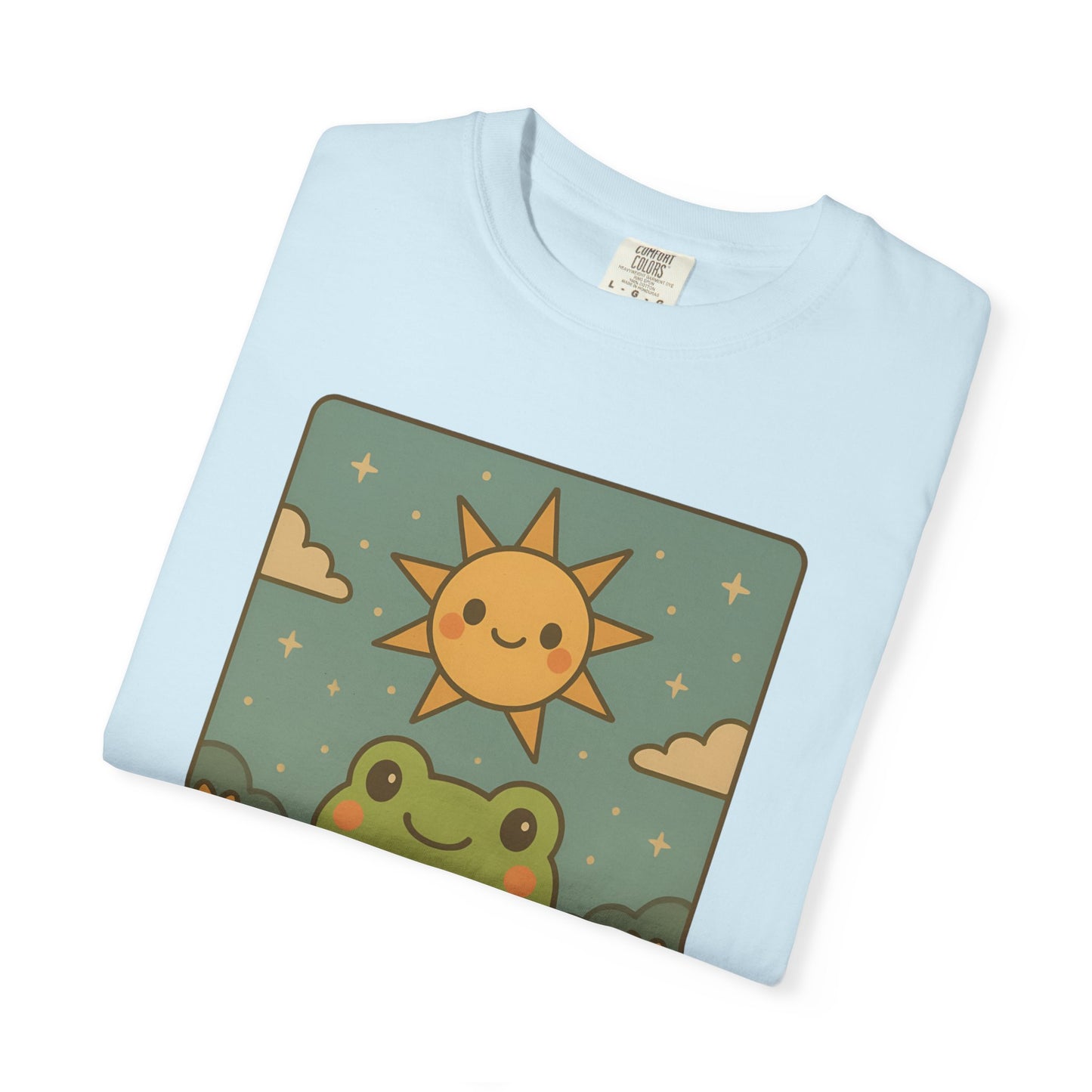 Cute Tarotoads "The Sun" Unisex T-Shirt | Great for Halloween, Warm And Cozy, Great Gift Idea, Astrology Apparel, Unique Tarot Graphic T-Shirt, Good For Cold Weather