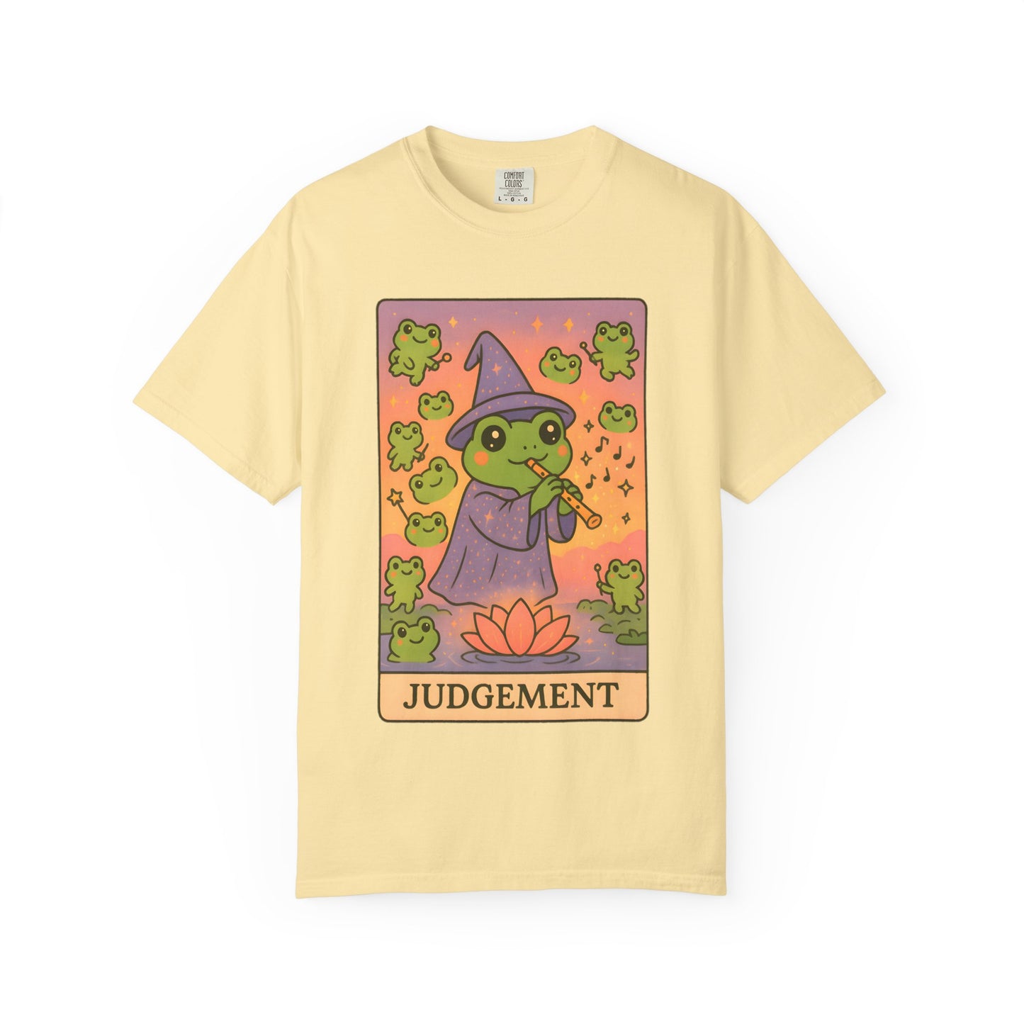 Cute Tarotoads "Judgement" Unisex T-Shirt | Great for Halloween, Warm And Cozy, Great Gift Idea, Astrology Apparel, Unique Tarot Graphic T-Shirt, Good For Cold Weather