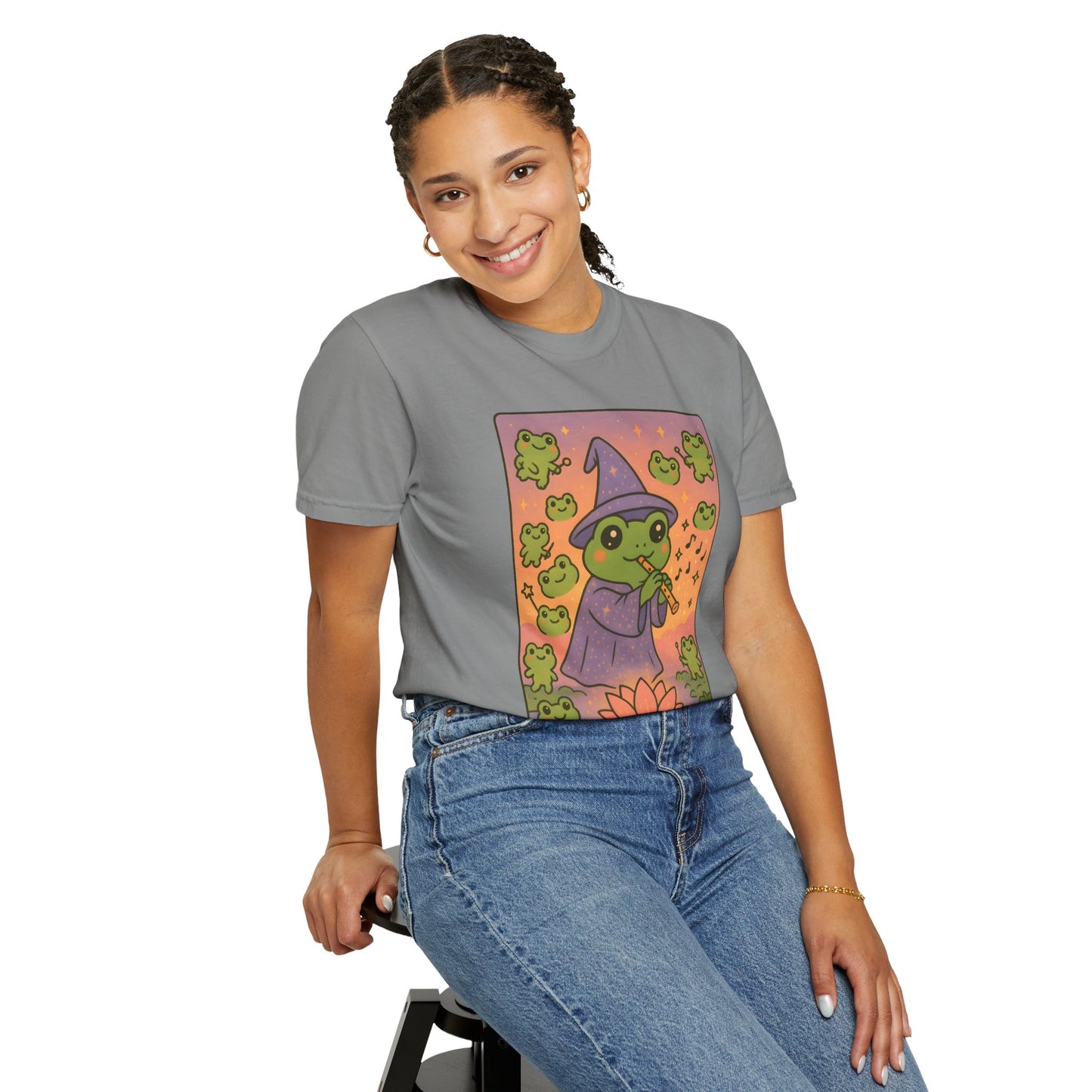 Cute Tarotoads "Judgement" Unisex T-Shirt | Great for Halloween, Warm And Cozy, Great Gift Idea, Astrology Apparel, Unique Tarot Graphic T-Shirt, Good For Cold Weather