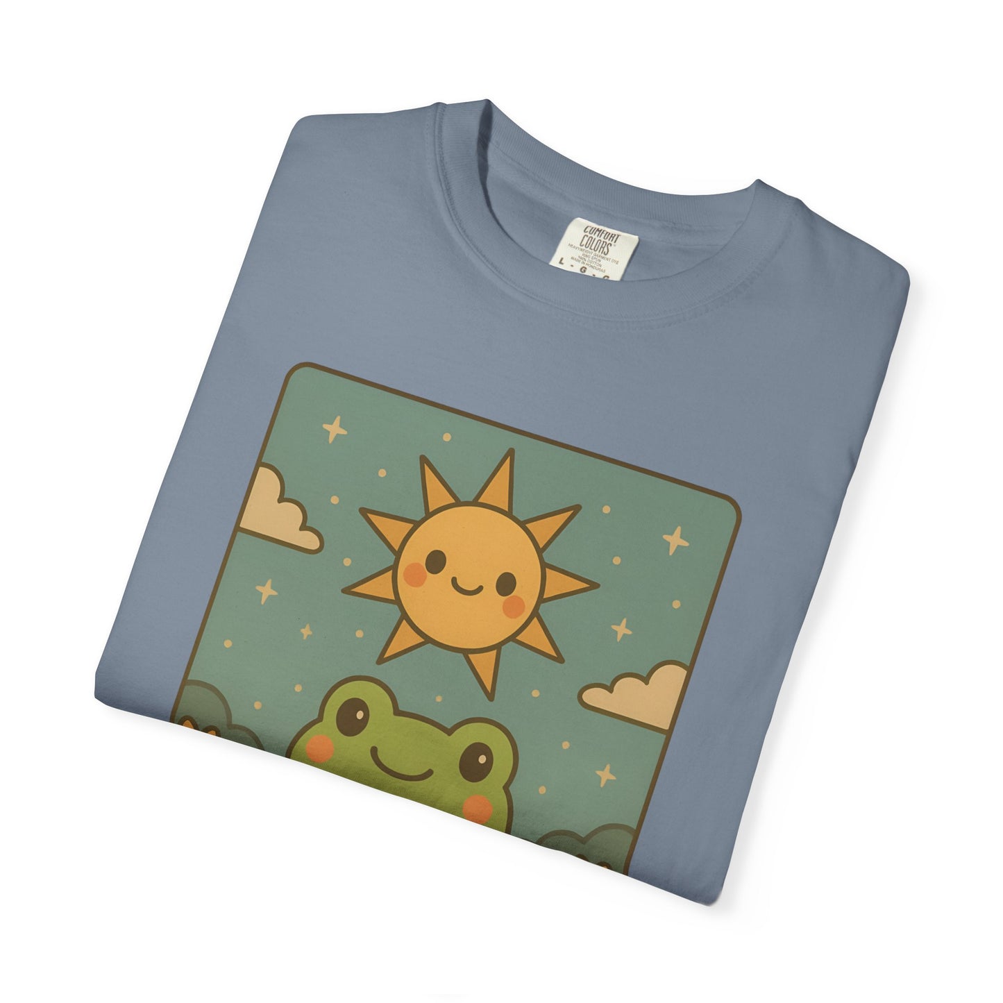 Cute Tarotoads "The Sun" Unisex T-Shirt | Great for Halloween, Warm And Cozy, Great Gift Idea, Astrology Apparel, Unique Tarot Graphic T-Shirt, Good For Cold Weather