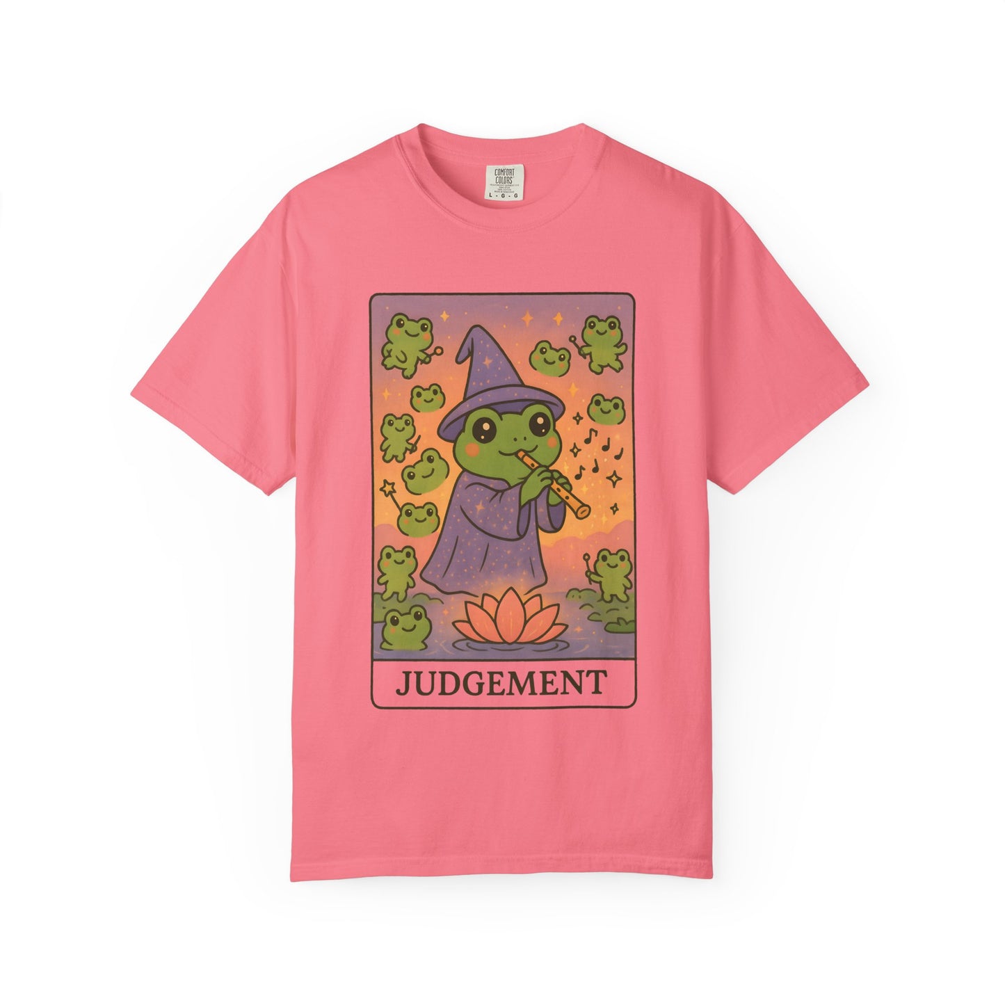Cute Tarotoads "Judgement" Unisex T-Shirt | Great for Halloween, Warm And Cozy, Great Gift Idea, Astrology Apparel, Unique Tarot Graphic T-Shirt, Good For Cold Weather