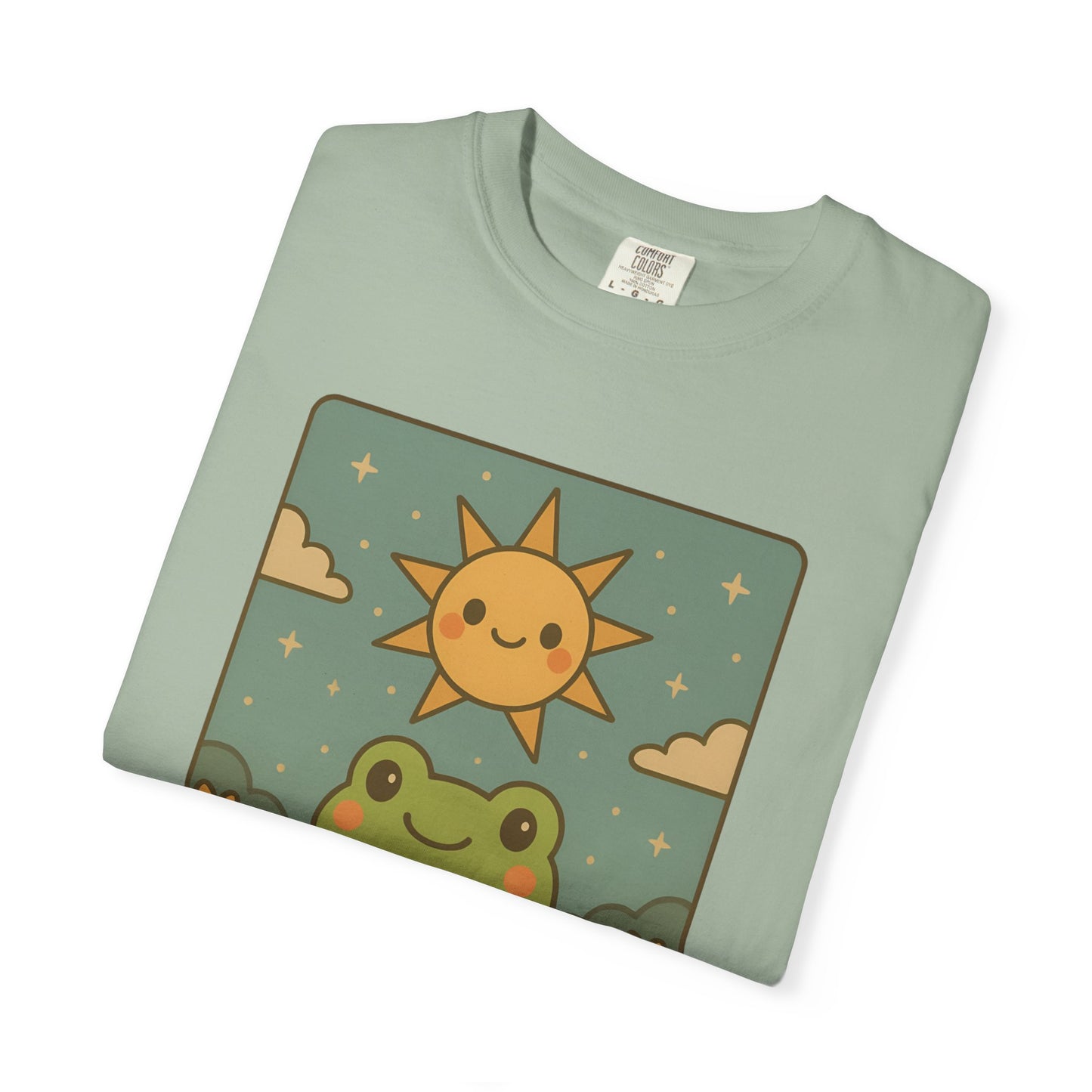Cute Tarotoads "The Sun" Unisex T-Shirt | Great for Halloween, Warm And Cozy, Great Gift Idea, Astrology Apparel, Unique Tarot Graphic T-Shirt, Good For Cold Weather