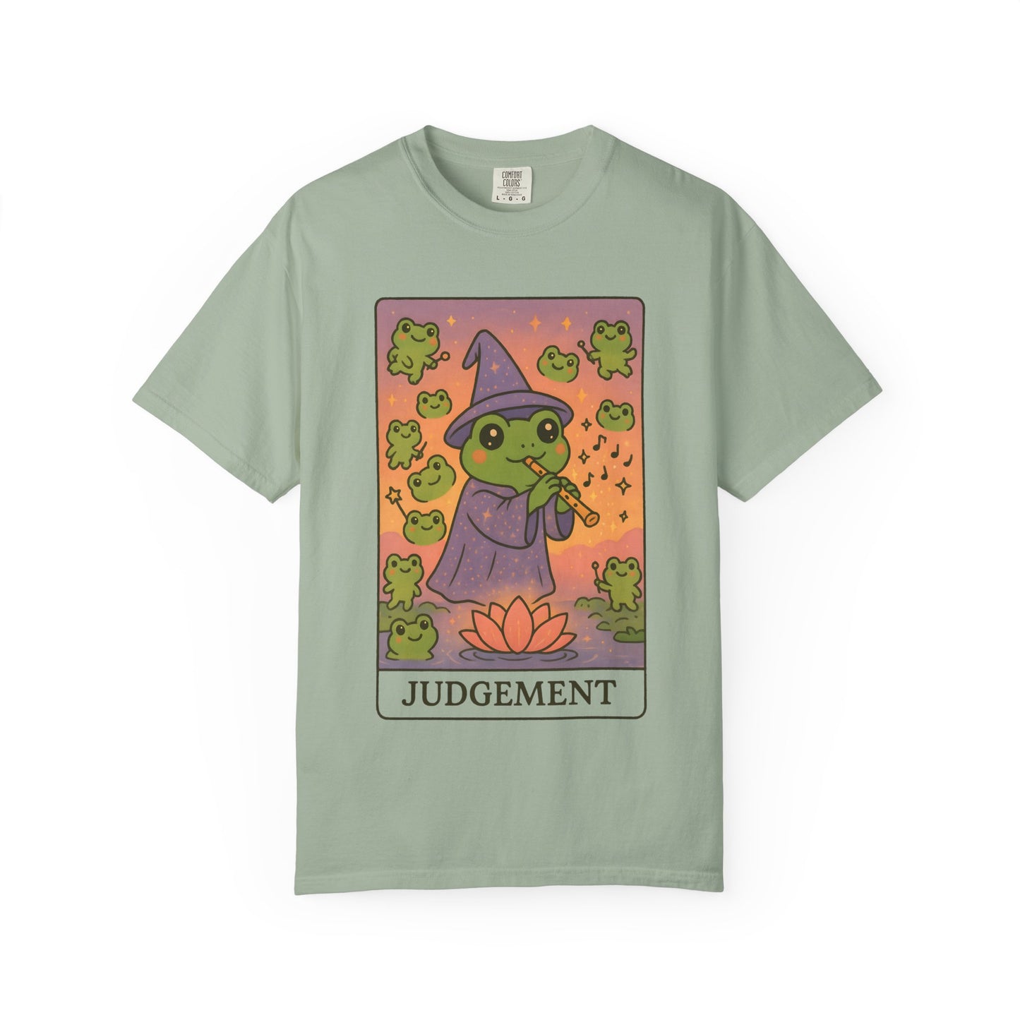 Cute Tarotoads "Judgement" Unisex T-Shirt | Great for Halloween, Warm And Cozy, Great Gift Idea, Astrology Apparel, Unique Tarot Graphic T-Shirt, Good For Cold Weather