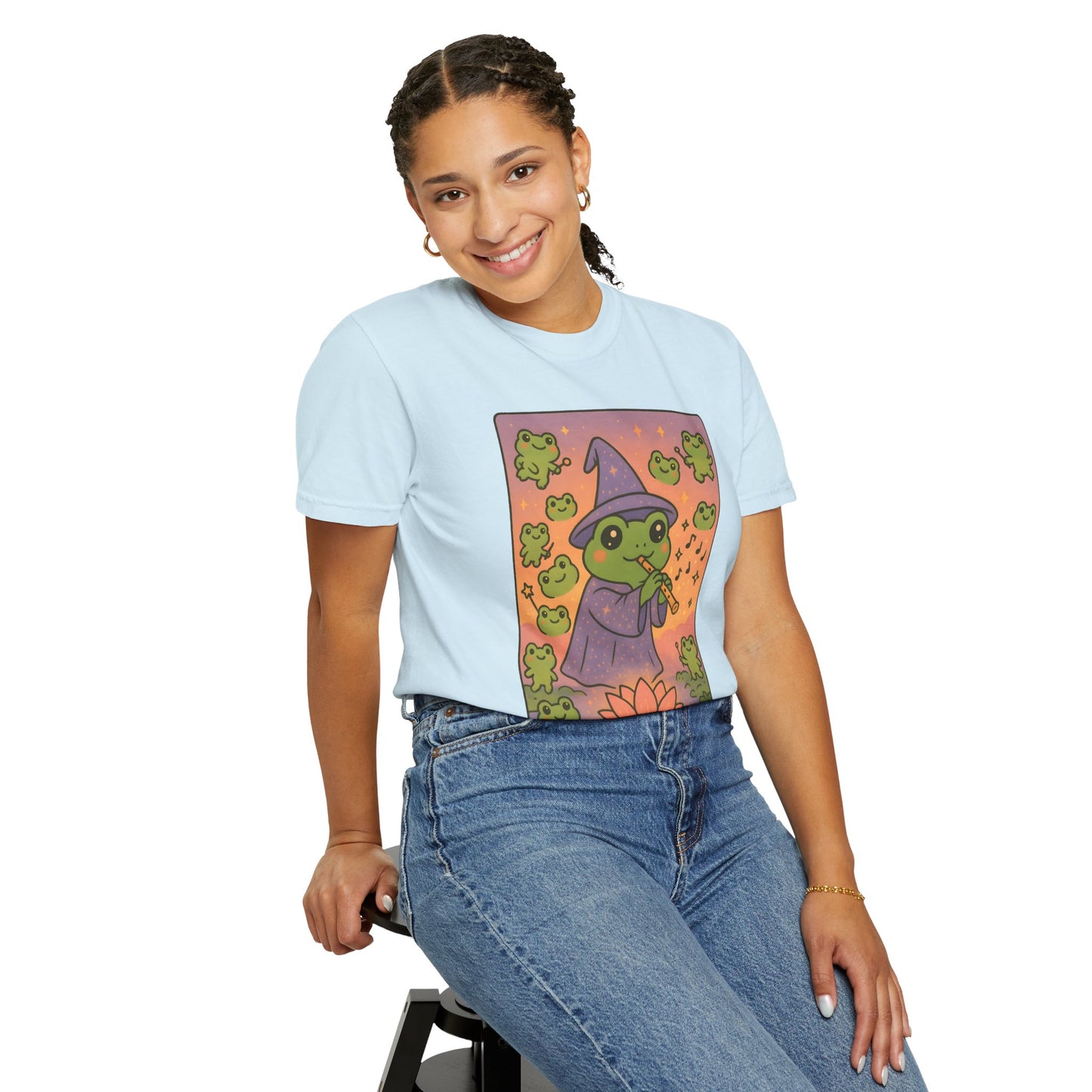 Cute Tarotoads "Judgement" Unisex T-Shirt | Great for Halloween, Warm And Cozy, Great Gift Idea, Astrology Apparel, Unique Tarot Graphic T-Shirt, Good For Cold Weather