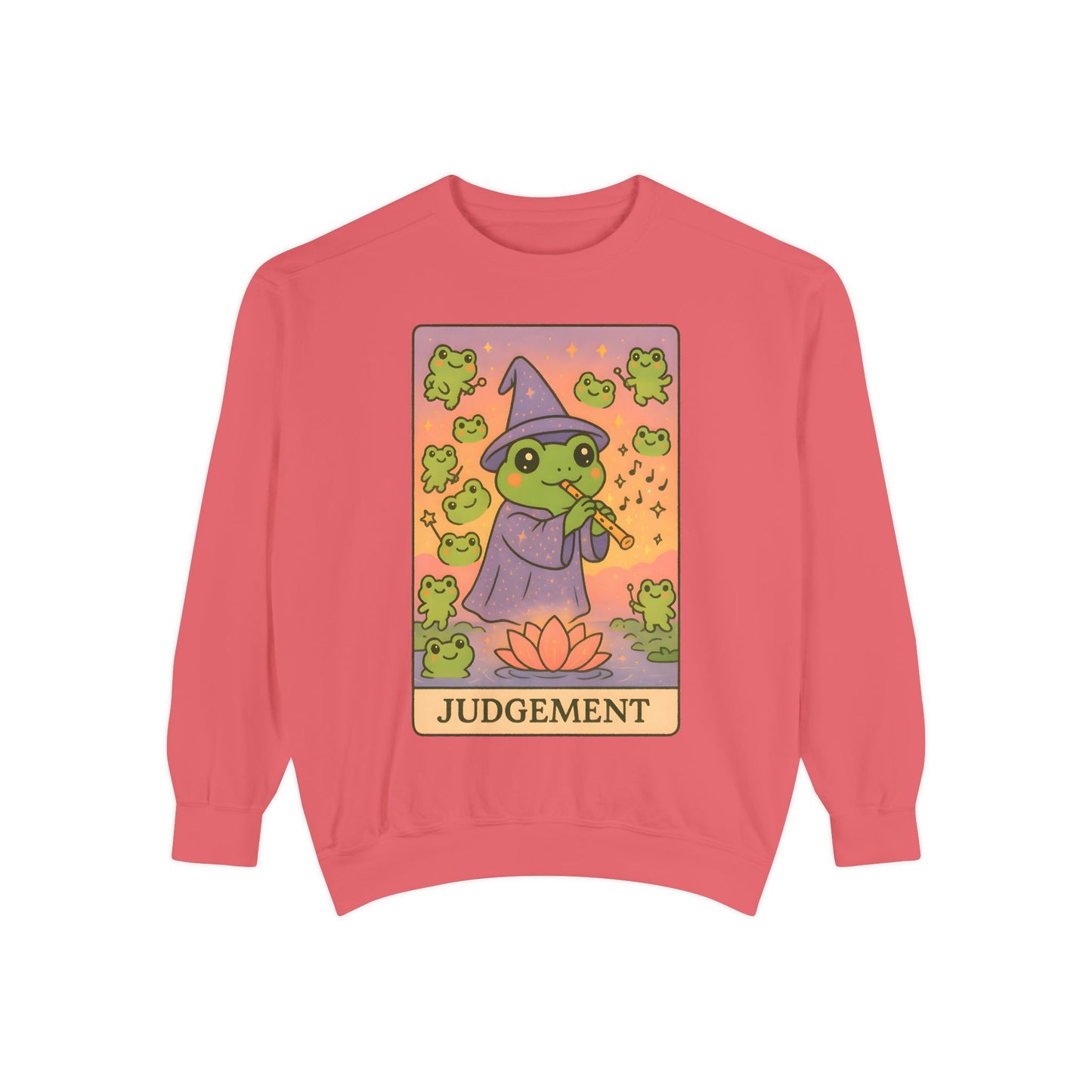 Cozy Tarotoads "Judgement" Unisex Sweatshirt | Astrology Apparel, Perfect for Casual Wear, Gift for Friends Family, Great For Frog and Tarot Lovers, Unisex Apparel