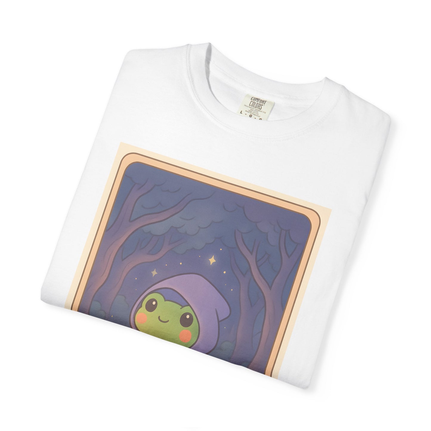 Unisex Garment-Dyed T-Shirt | Adorable Graphic T-shirt | Tarotoads! - “The Hermit"