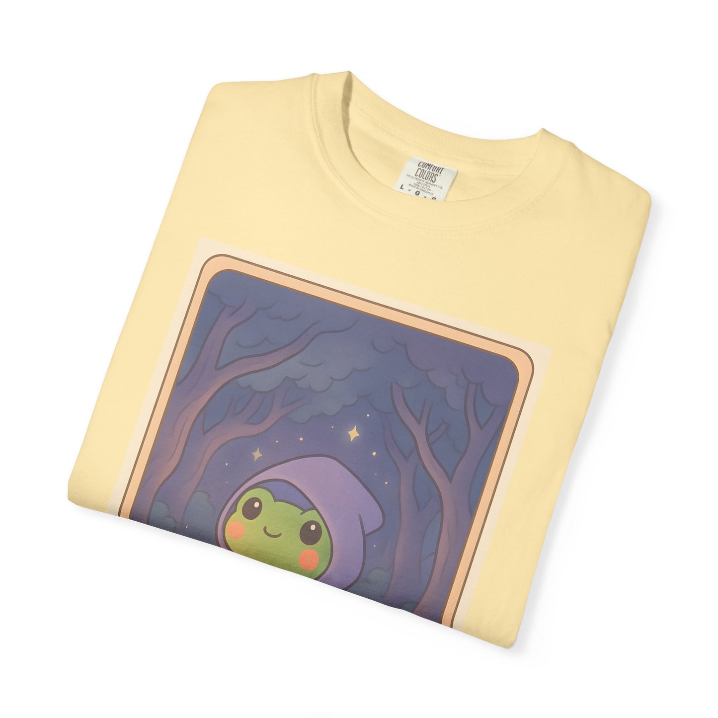 Unisex Garment-Dyed T-Shirt | Adorable Graphic T-shirt | Tarotoads! - “The Hermit"