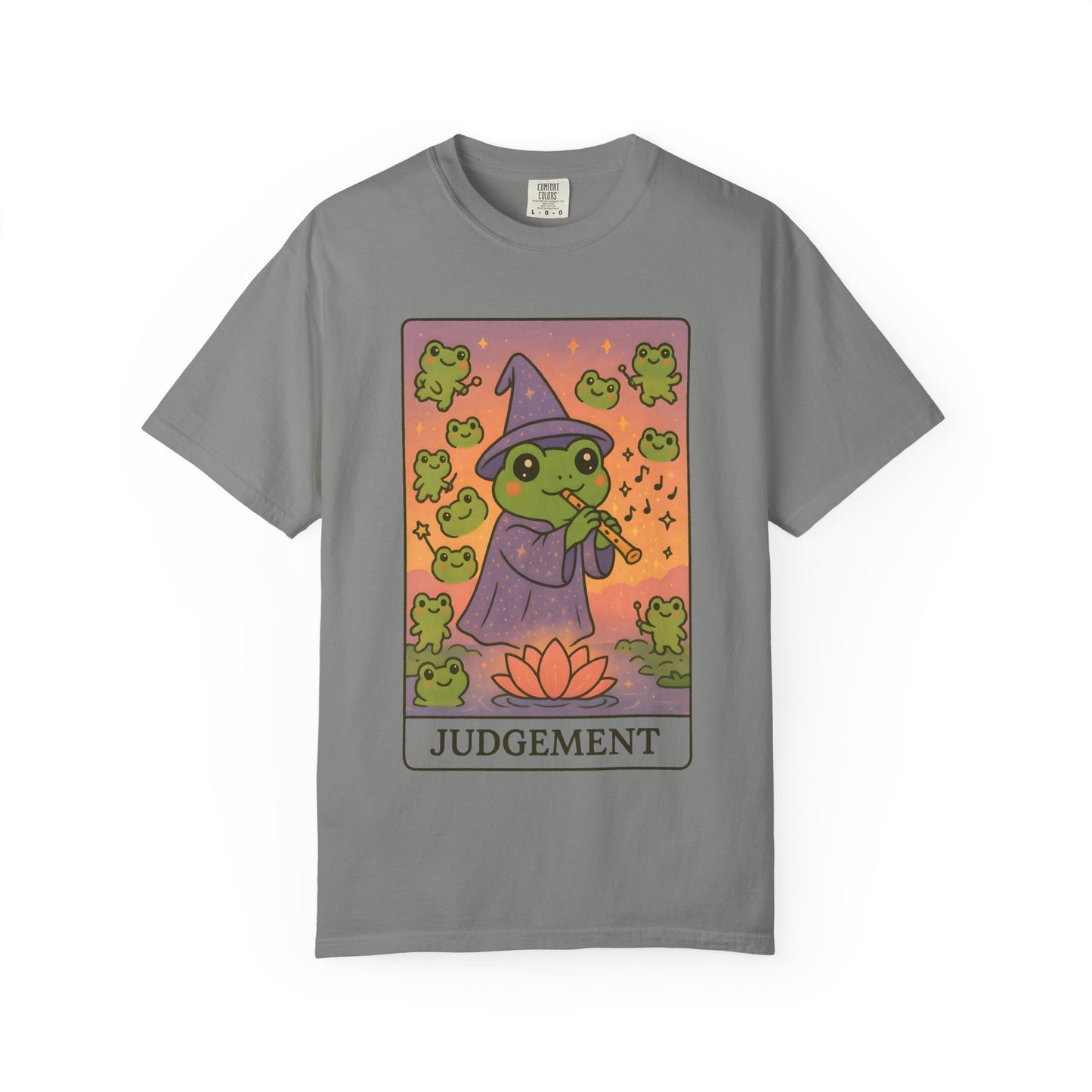 Cute Tarotoads "Judgement" Unisex T-Shirt | Great for Halloween, Warm And Cozy, Great Gift Idea, Astrology Apparel, Unique Tarot Graphic T-Shirt, Good For Cold Weather