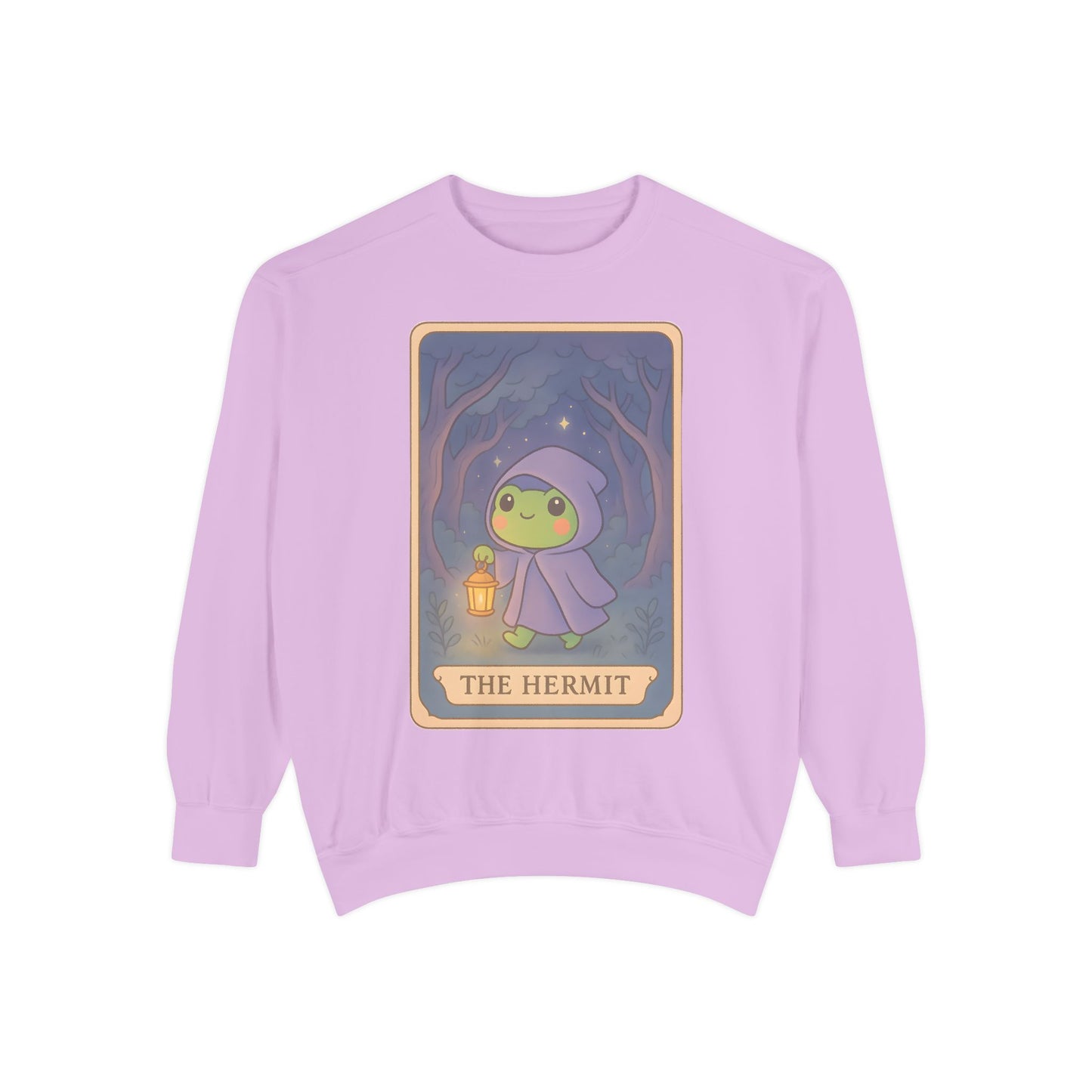 Cozy Tarotoads "The Hermit" Unisex Sweatshirt | Gift for Tarot Lovers, Astrology Apparel, Casual Everyday Wear