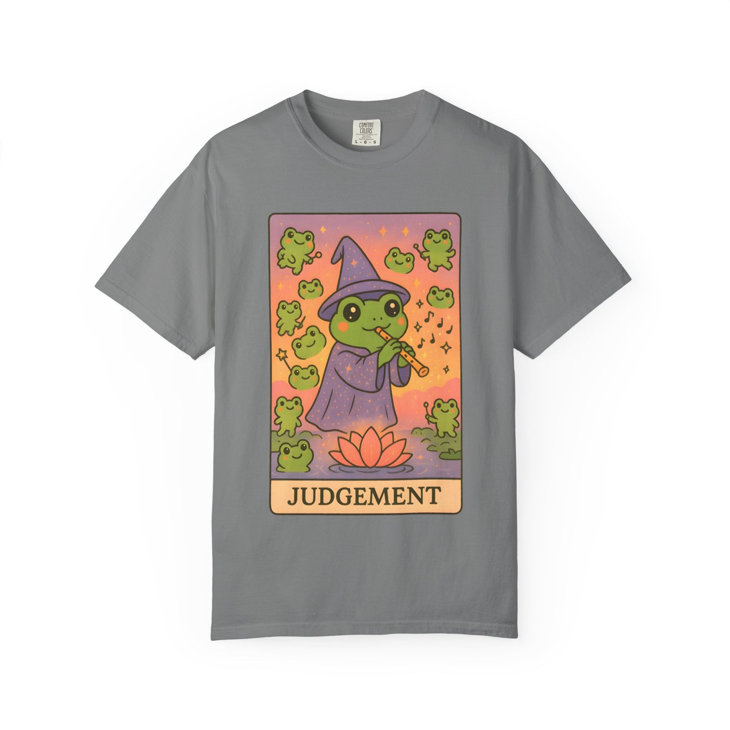Cute Tarotoads "Judgement" Unisex T-Shirt | Great for Halloween, Warm And Cozy, Great Gift Idea, Astrology Apparel, Unique Tarot Graphic T-Shirt, Good For Cold Weather
