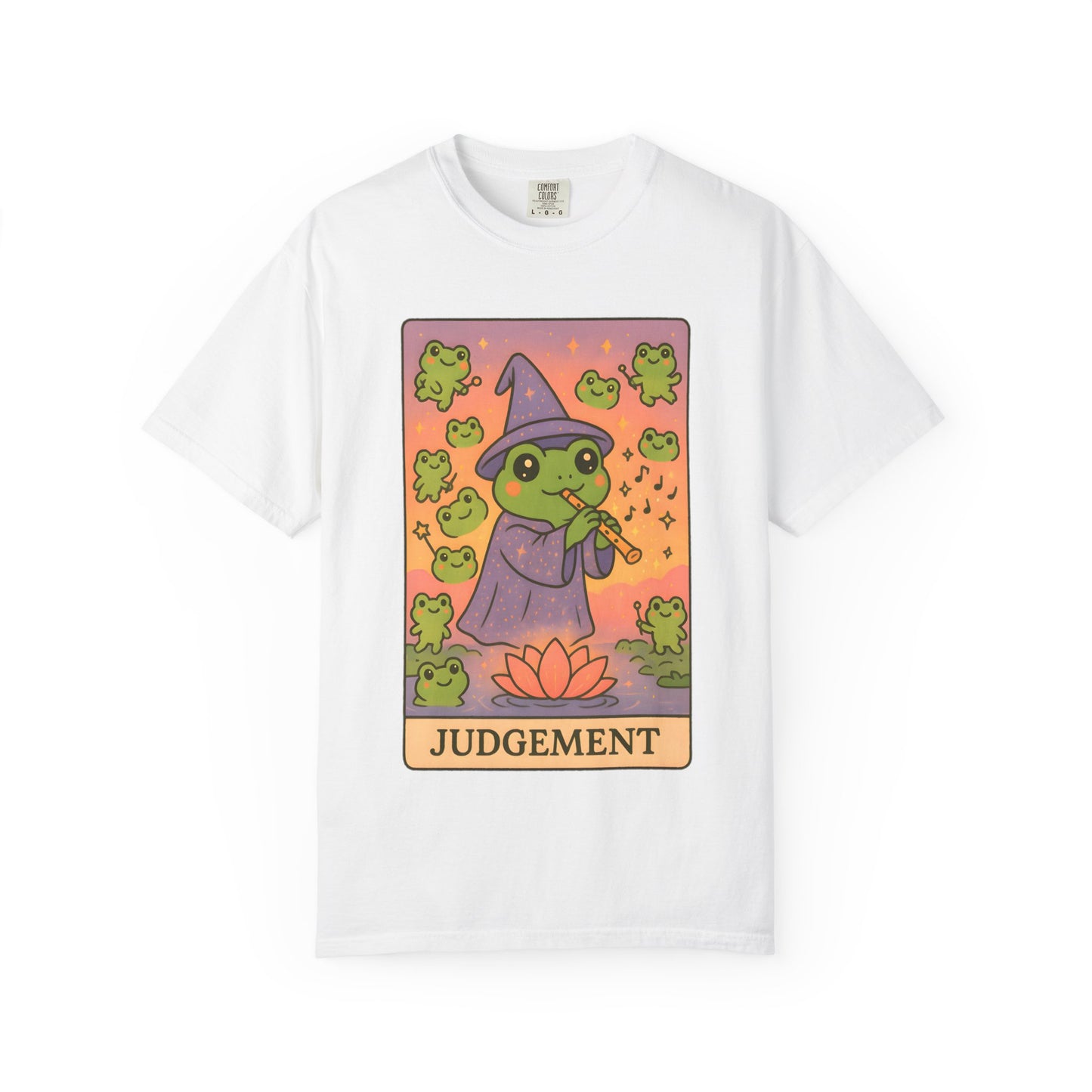 Cute Tarotoads "Judgement" Unisex T-Shirt | Great for Halloween, Warm And Cozy, Great Gift Idea, Astrology Apparel, Unique Tarot Graphic T-Shirt, Good For Cold Weather
