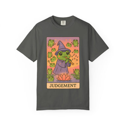 Cute Tarotoads "Judgement" Unisex T-Shirt | Great for Halloween, Warm And Cozy, Great Gift Idea, Astrology Apparel, Unique Tarot Graphic T-Shirt, Good For Cold Weather