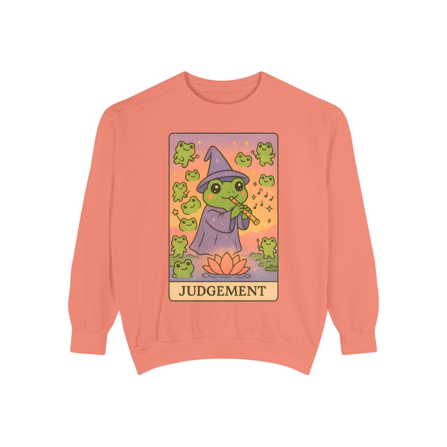 Cozy Tarotoads "Judgement" Unisex Sweatshirt | Astrology Apparel, Perfect for Casual Wear, Gift for Friends Family, Great For Frog and Tarot Lovers, Unisex Apparel