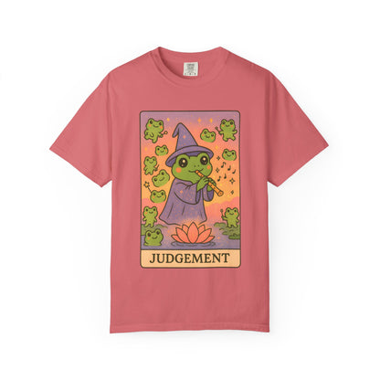 Cute Tarotoads "Judgement" Unisex T-Shirt | Great for Halloween, Warm And Cozy, Great Gift Idea, Astrology Apparel, Unique Tarot Graphic T-Shirt, Good For Cold Weather