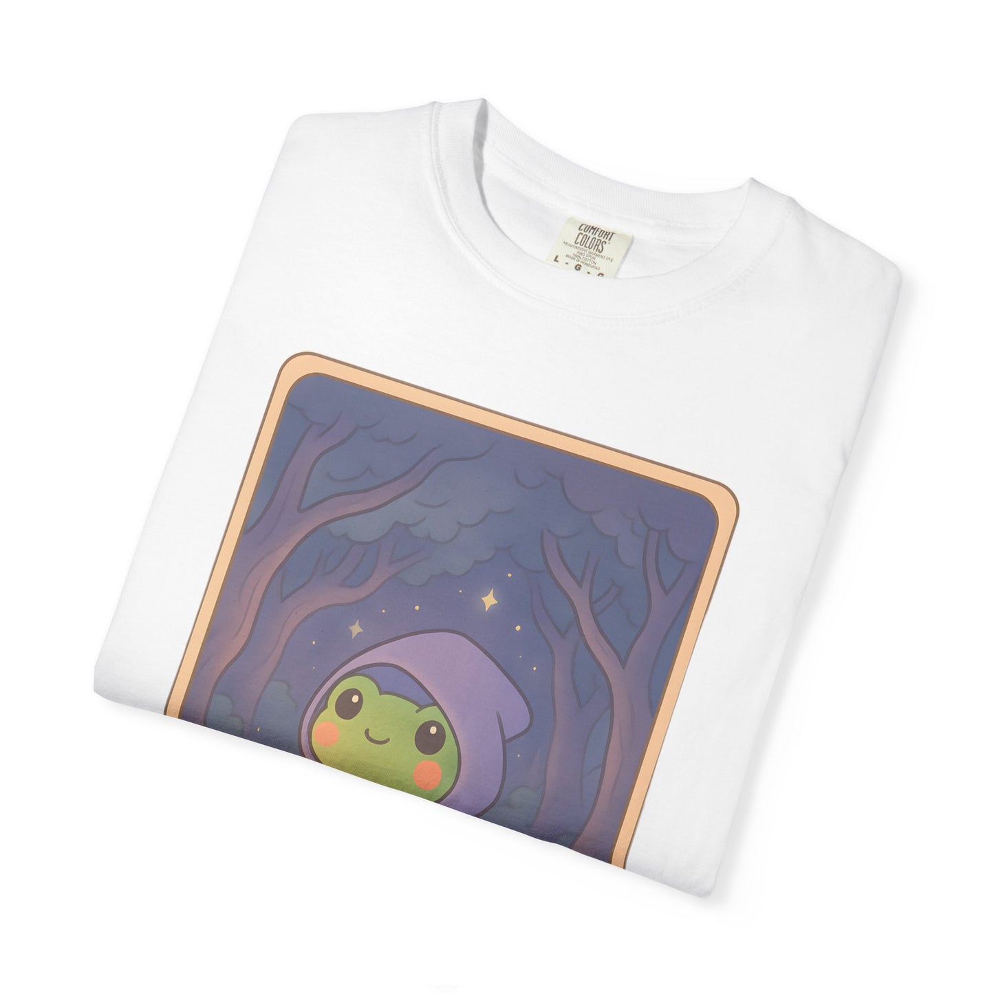 Cute Tarotoads "The Hermit" Unisex T-Shirt | Great for Halloween, Warm And Cozy, Great Gift Idea, Astrology Apparel, Unique Tarot Graphic T-Shirt, Good For Cold Weather