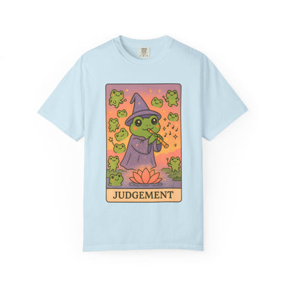 Cute Tarotoads "Judgement" Unisex T-Shirt | Great for Halloween, Warm And Cozy, Great Gift Idea, Astrology Apparel, Unique Tarot Graphic T-Shirt, Good For Cold Weather