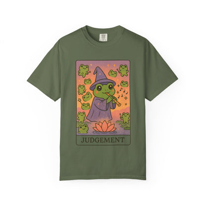 Cute Tarotoads "Judgement" Unisex T-Shirt | Great for Halloween, Warm And Cozy, Great Gift Idea, Astrology Apparel, Unique Tarot Graphic T-Shirt, Good For Cold Weather